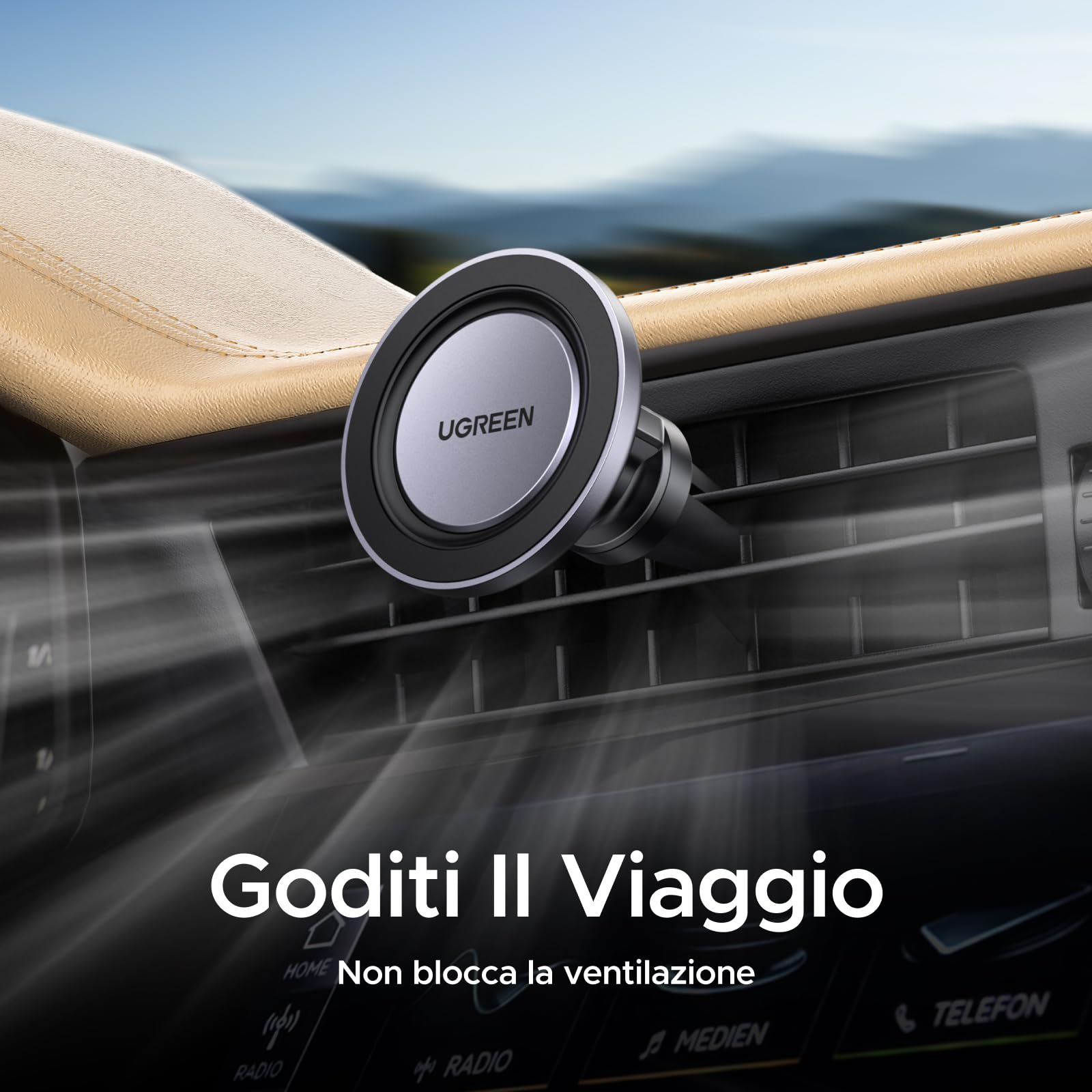 ugreen-supporto-telefono-auto-magnetico-magsafe-con-clip-bocchetta image 7