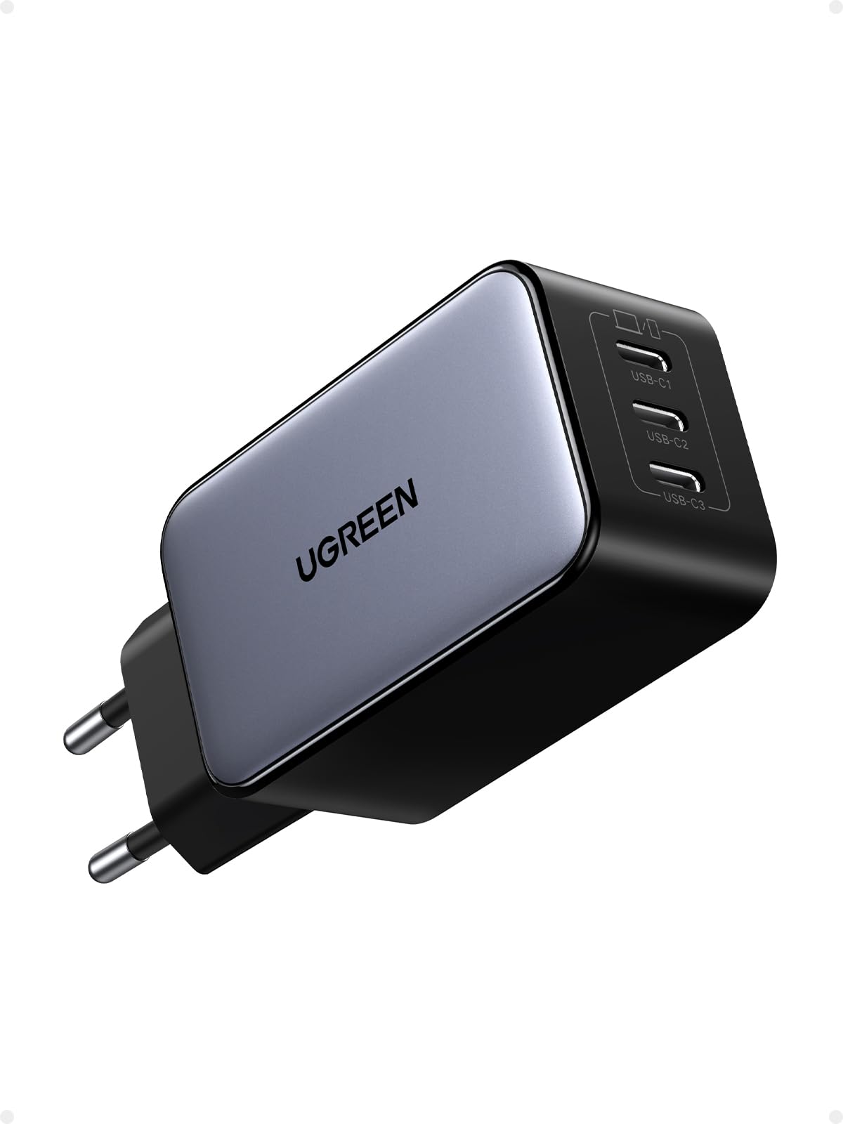 ugreen-nexode-65w-caricatore-usb-c-gan-3-porte-type-c-pd-3-0 image 1