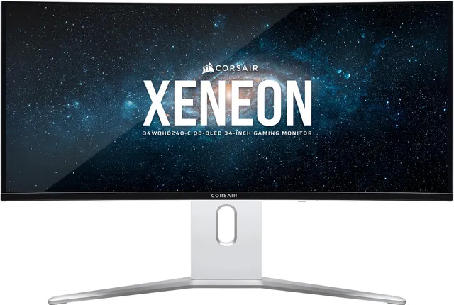 corsair-xeneon-34wqhd240-c-monitor-gaming-curvo-34-qd-oled-wqhd-240hz-bianco image 1