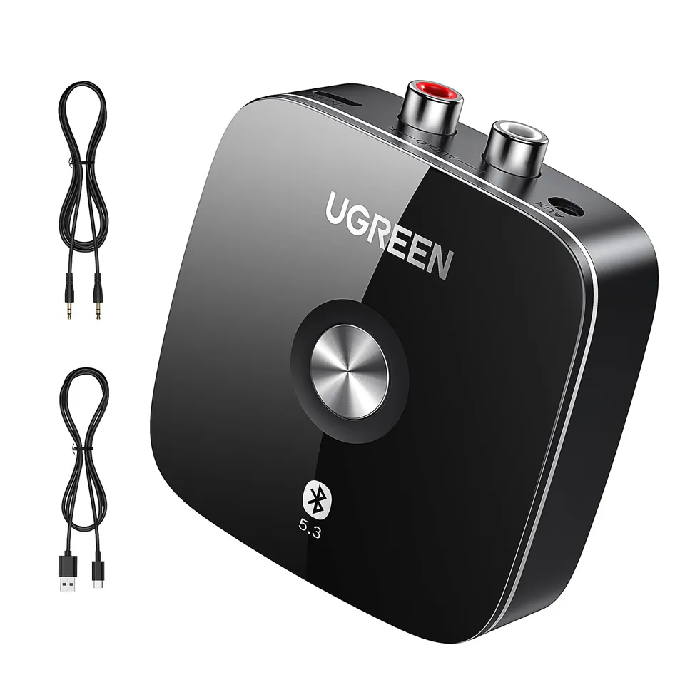 ugreen-ricevitore-bluetooth-5-3-hifi-jack-3-5mm-2rca-8h-autonomia image 1