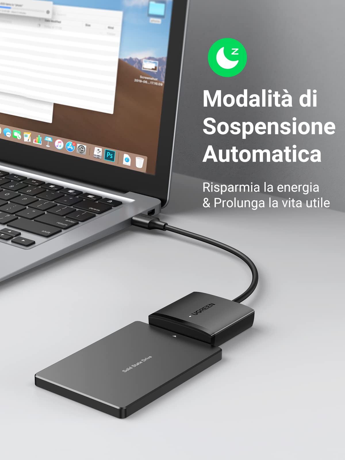 ugreen-adattatore-sata-usb-3-0-per-ssd-hdd-2-5-3-5-fino-a-12tb image 4