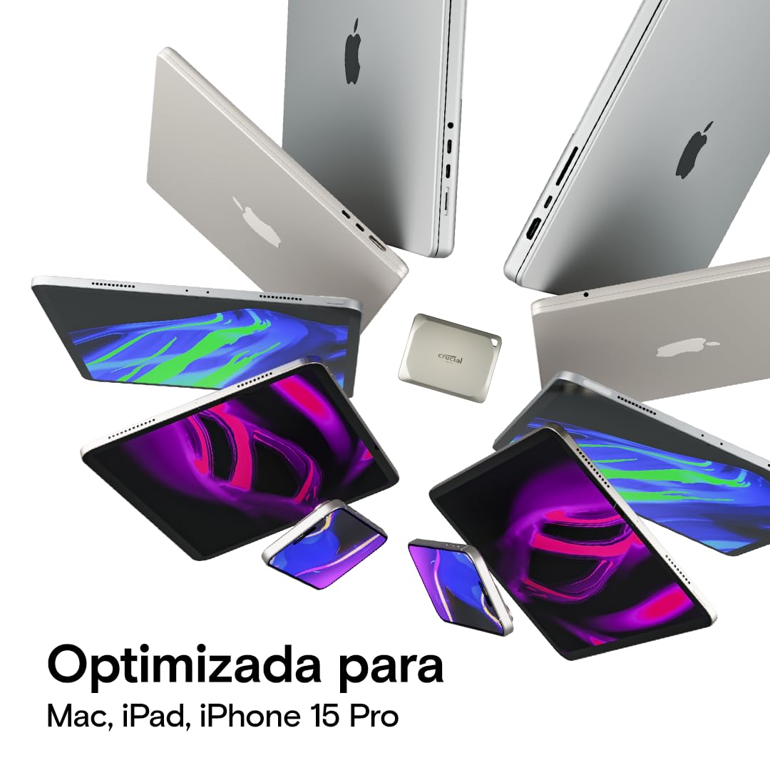 crucial-x9-pro-per-mac-1tb-ssd-esterno-portatile-usb-c-1050mb-s image 3