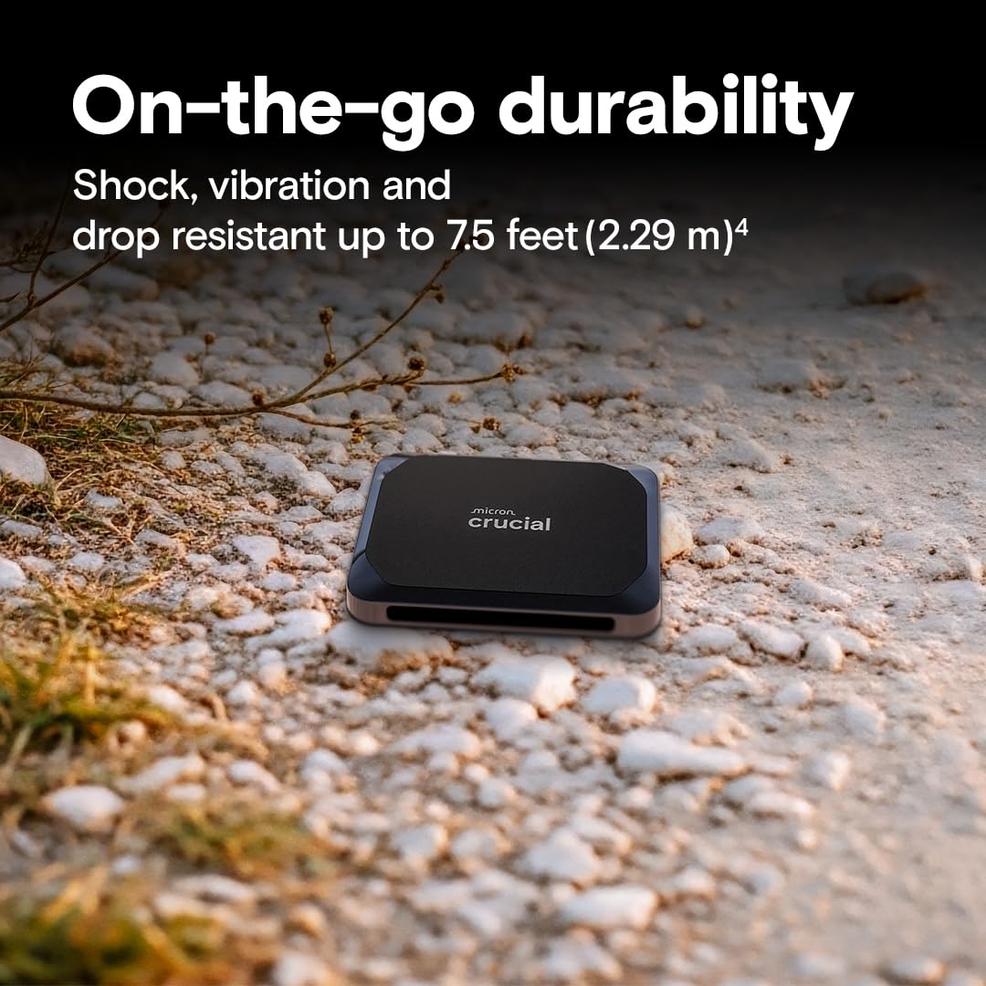 crucial-x9-ssd-esterno-portatile-1tb-usb-c-fino-a-1050-mb-s image 3