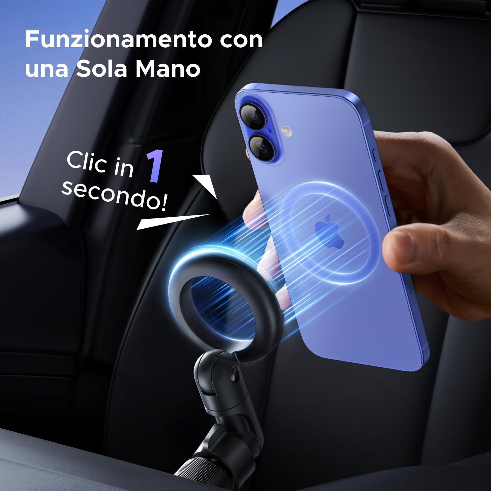 ugreen-supporto-telefono-auto-magsafe-20xn52-rotazione-360 image 5