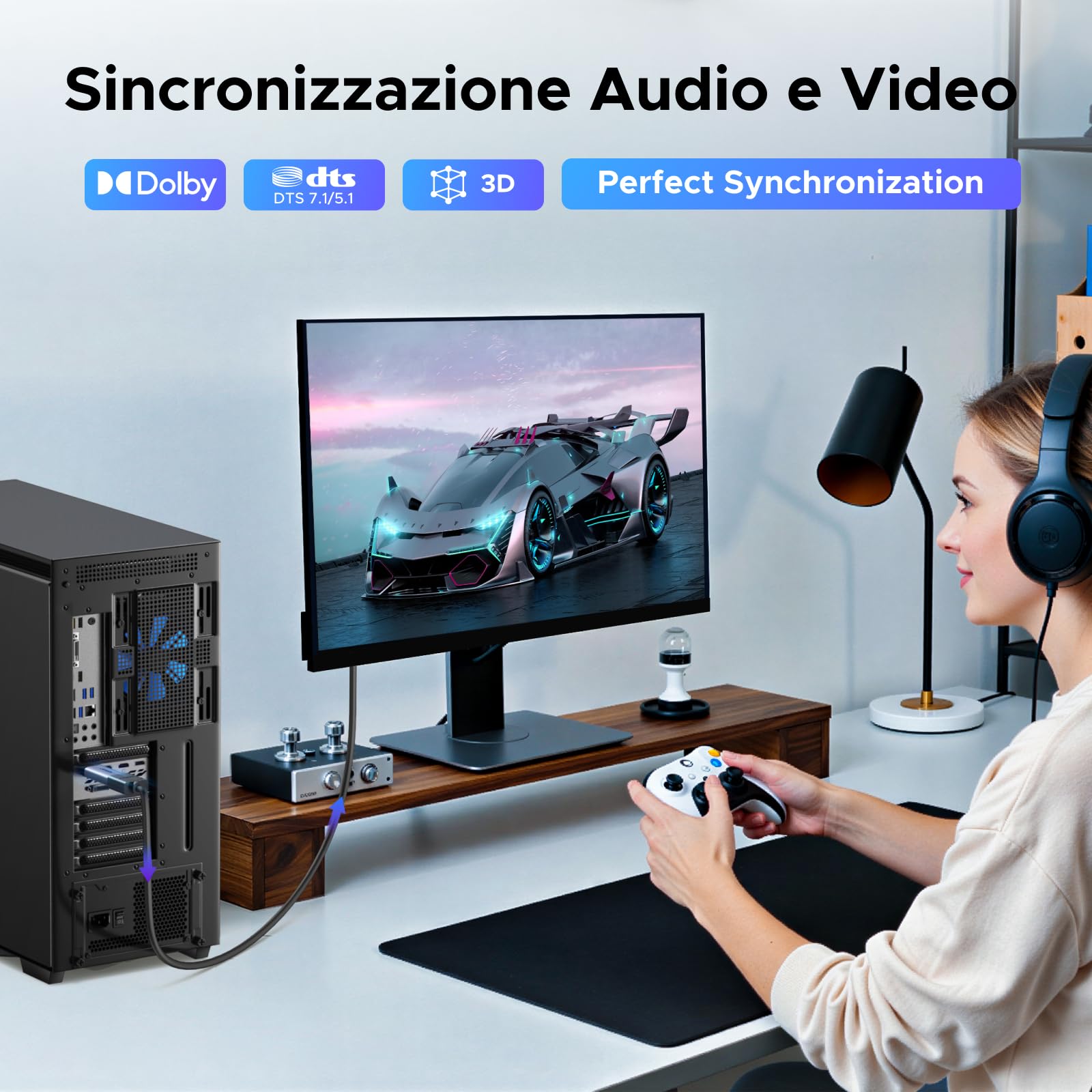ugreen-adattatore-displayport-a-hdmi-4k-60hz-unidirezionale-2-pezzi-alluminio image 5