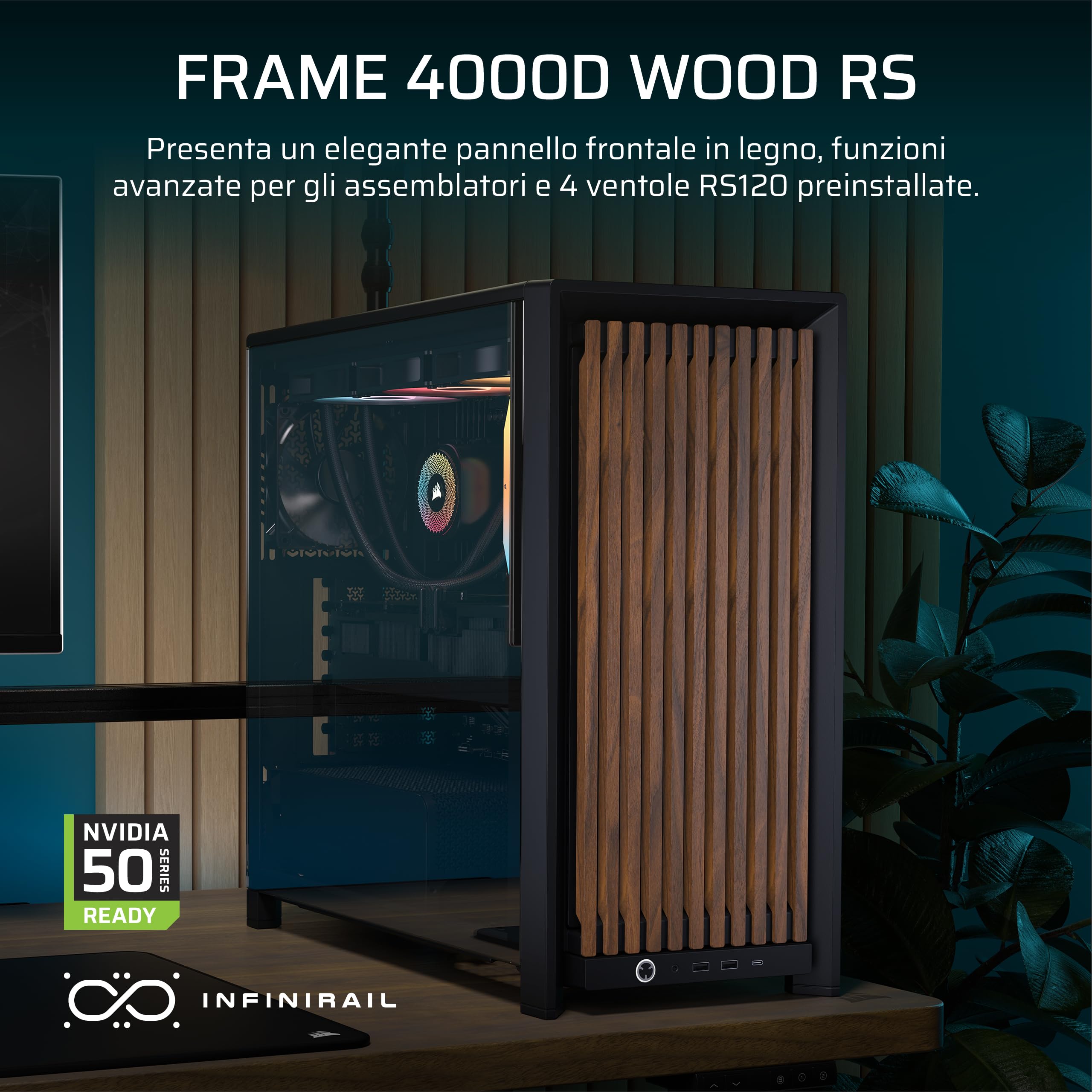 corsair-frame-4000d-wood-rs-case-pc-mid-tower-nero-e-noce image 2