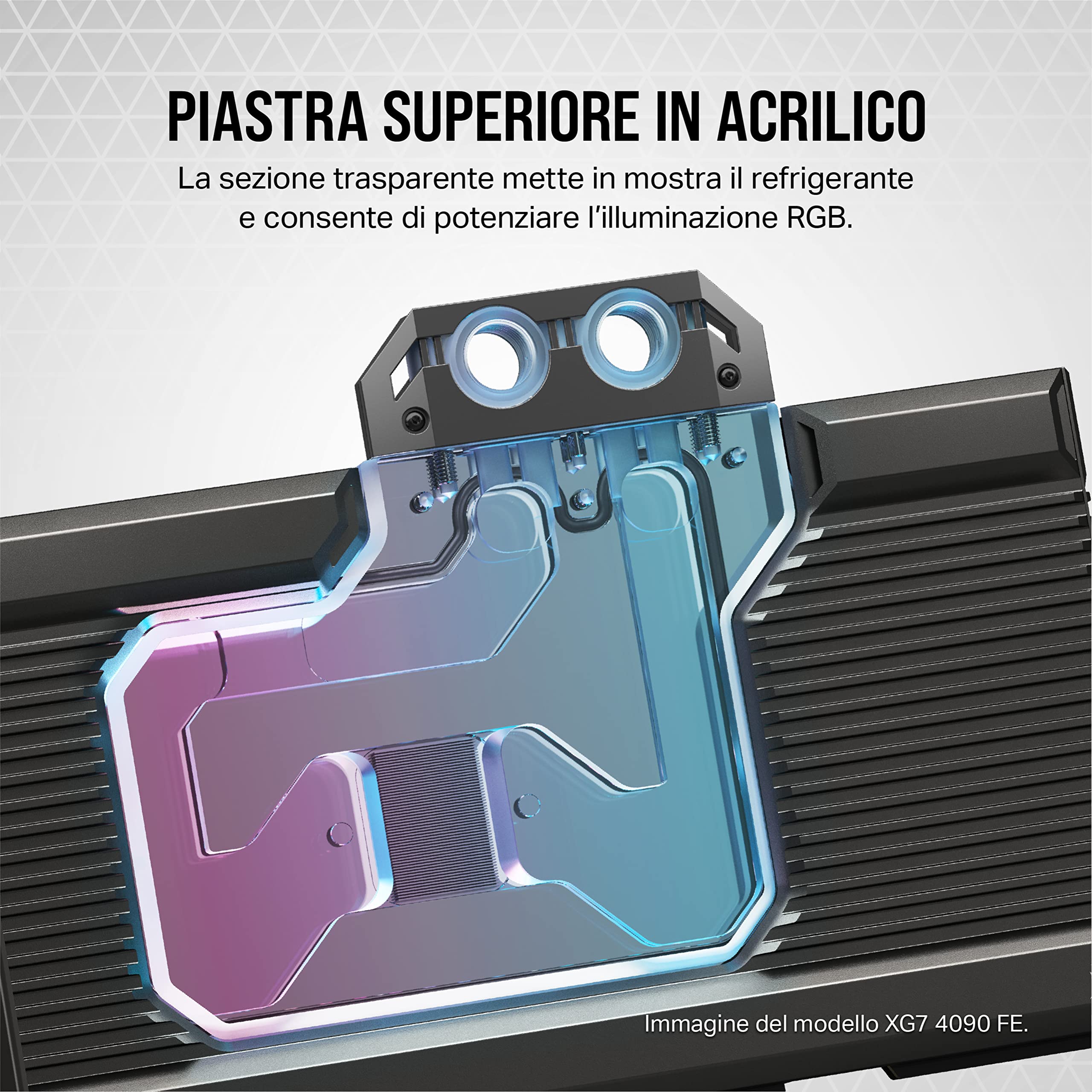 corsair-hydro-x-series-xg7-rgb-waterblock-gpu-per-msi-rtx-4080-suprim-trio-nero image 5