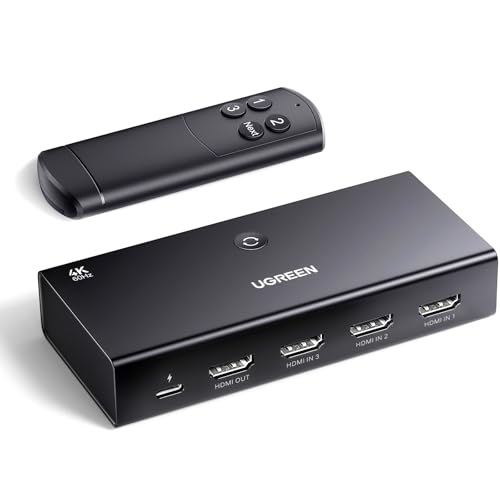 ugreen-switch-hdmi-4k-60hz-3-ingressi-1-uscita-con-telecomando-ir image 8