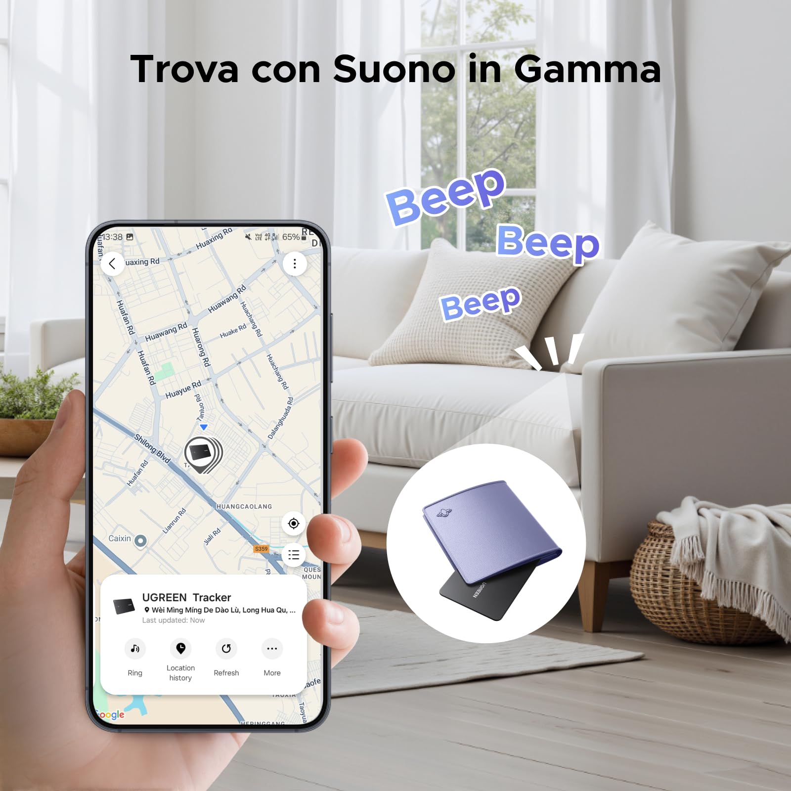 ugreen-finetrack-slim-s-smart-finder-tag-1-7-mm-per-samsung-smartthings image 4