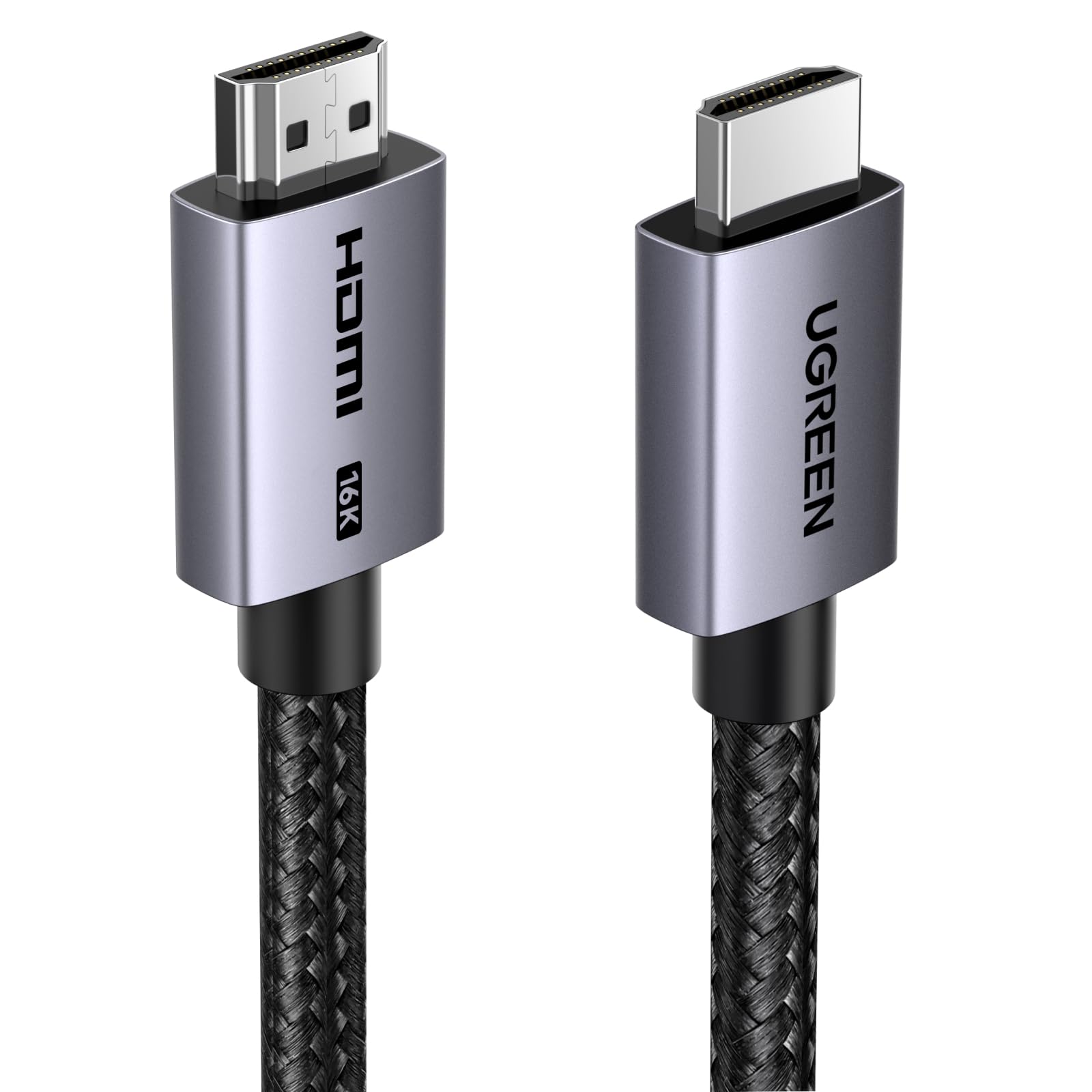 ugreen-cavo-hdmi-2-2-16k-60hz-96gbps-2m-in-alluminio-e-nylon-con-earc image 1