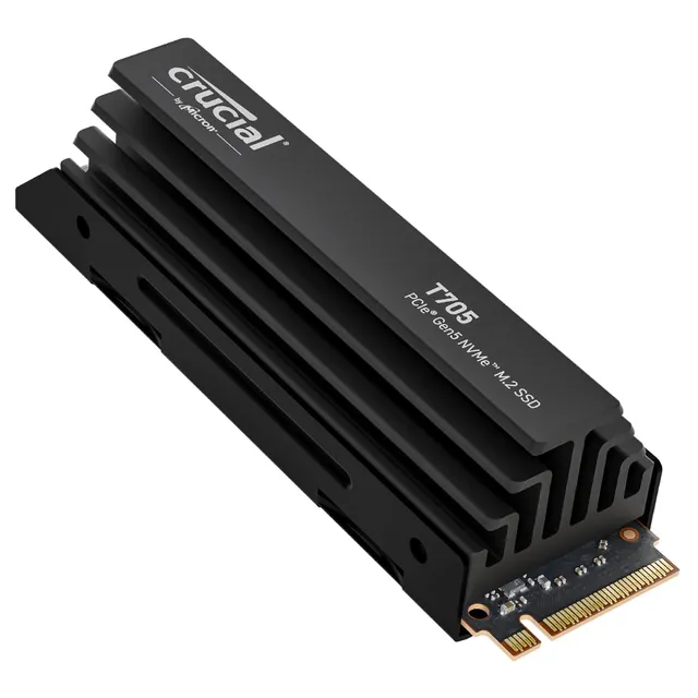crucial-t705-ssd-2tb-pcie-5-0-nvme-m-2-con-dissipatore image 1