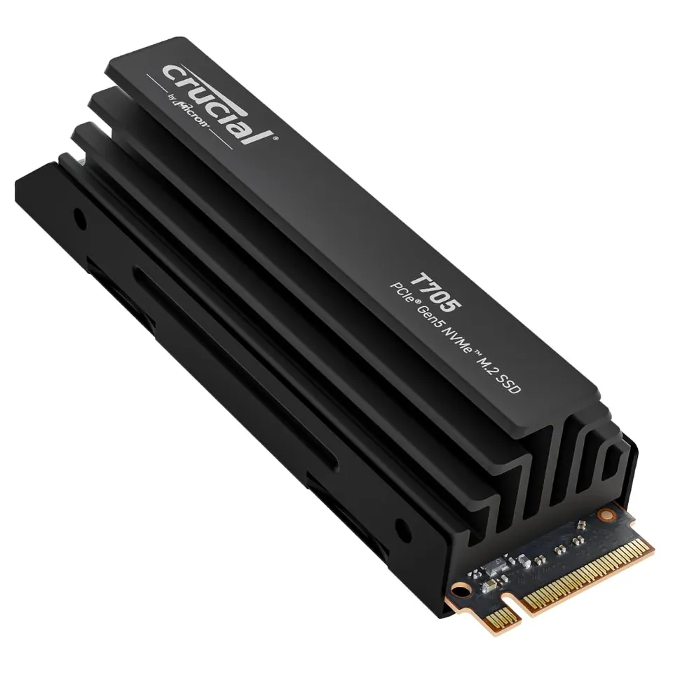 crucial-t705-ssd-2tb-pcie-5-0-nvme-m-2-con-dissipatore image 1