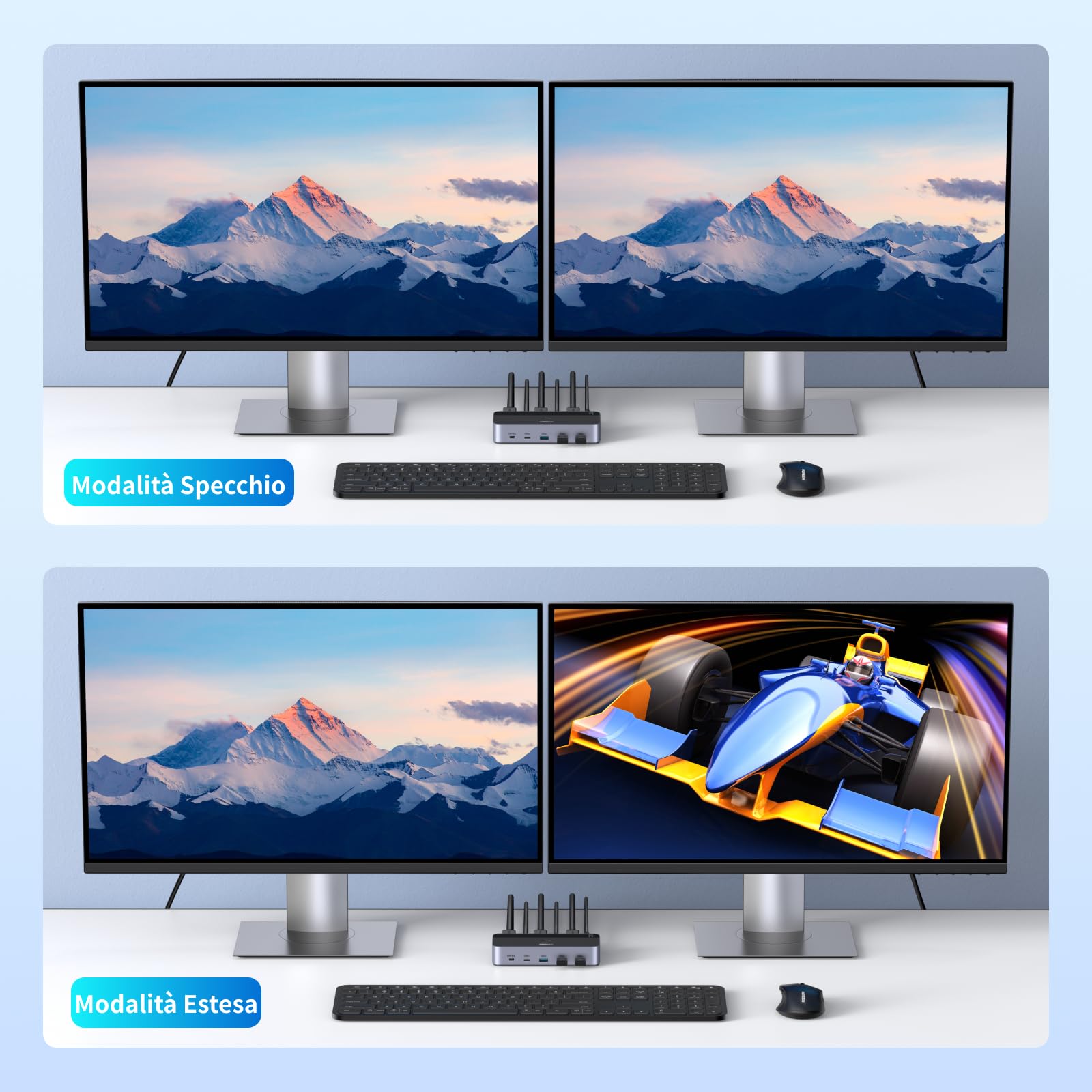 ugreen-switch-kvm-hdmi-2-0-4k-60hz-2-ingressi-2-uscite-4-usb-5gbps image 7