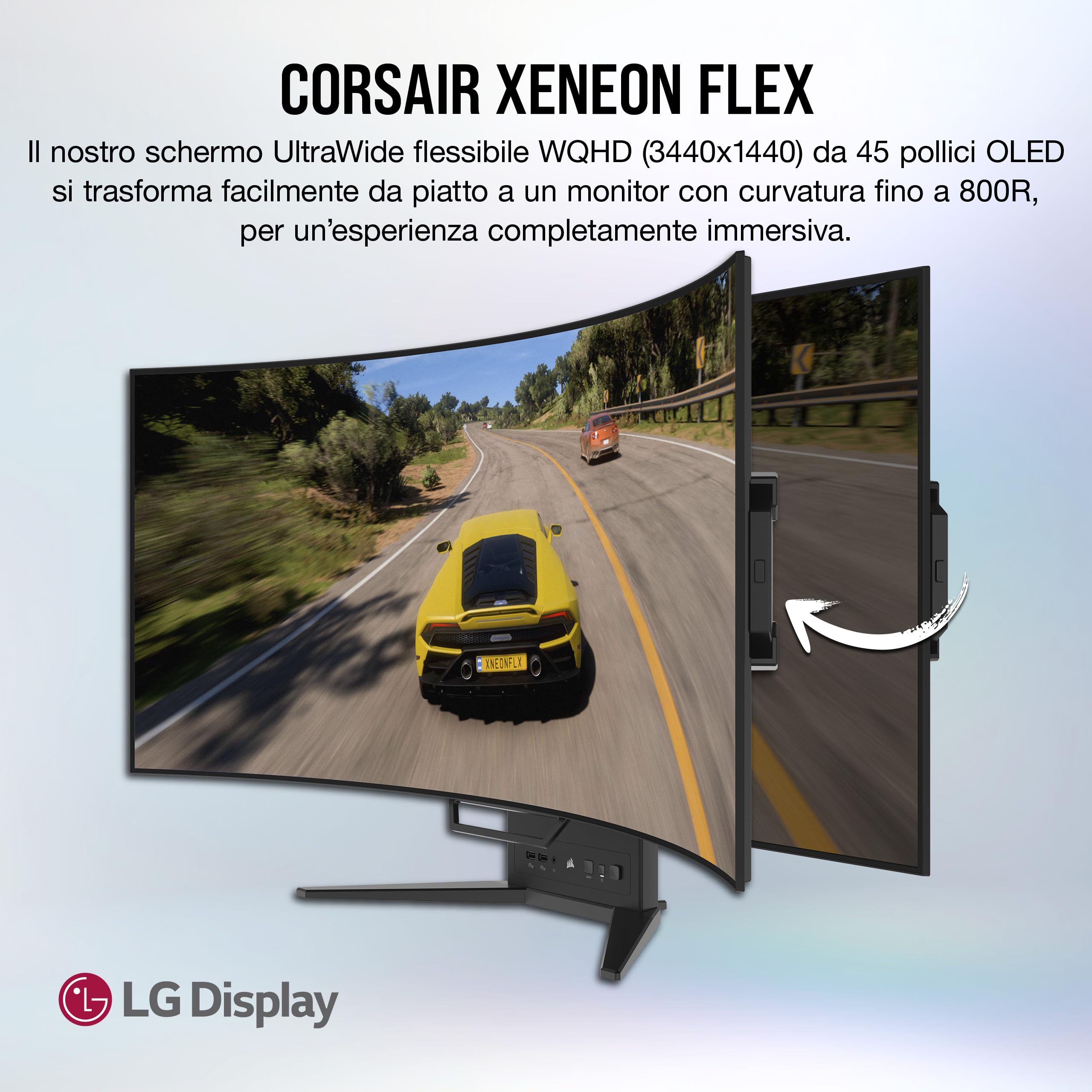 corsair-xeneon-flex-45wqhd240-monitor-gaming-oled-45-240hz-nero image 2