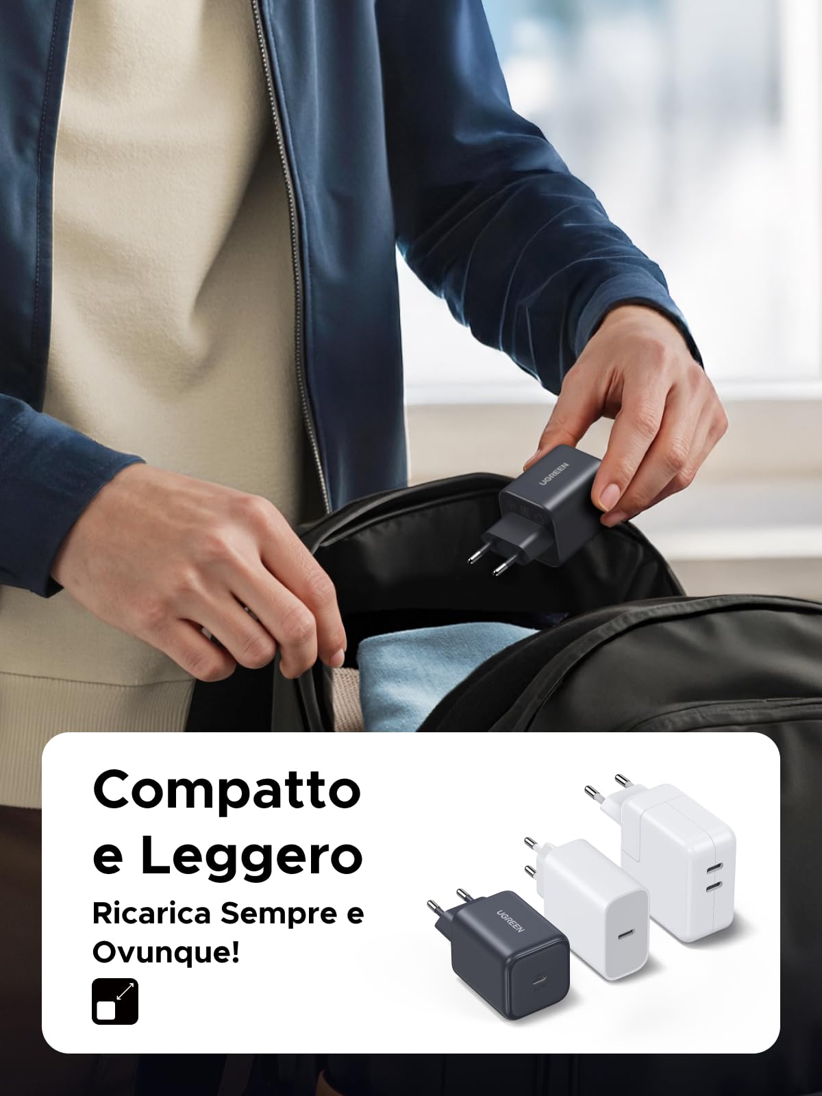 ugreen-zapix-caricatore-usb-c-45w-gan-pps-pd-3-0 image 5