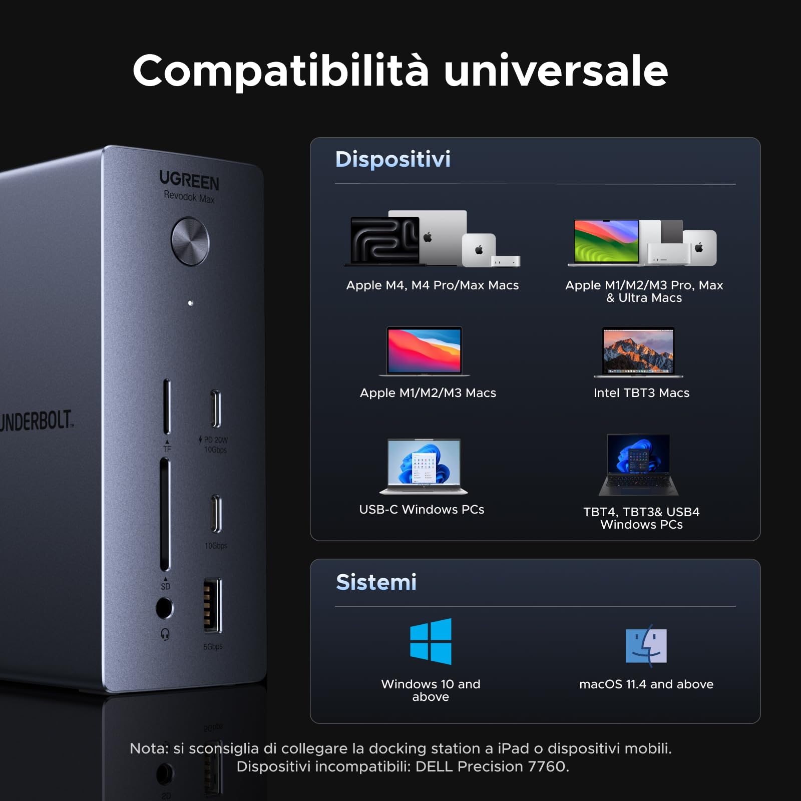 ugreen-revodok-max-docking-station-thunderbolt-4-13-in-1-dual-4k-8k-pd-96w image 8