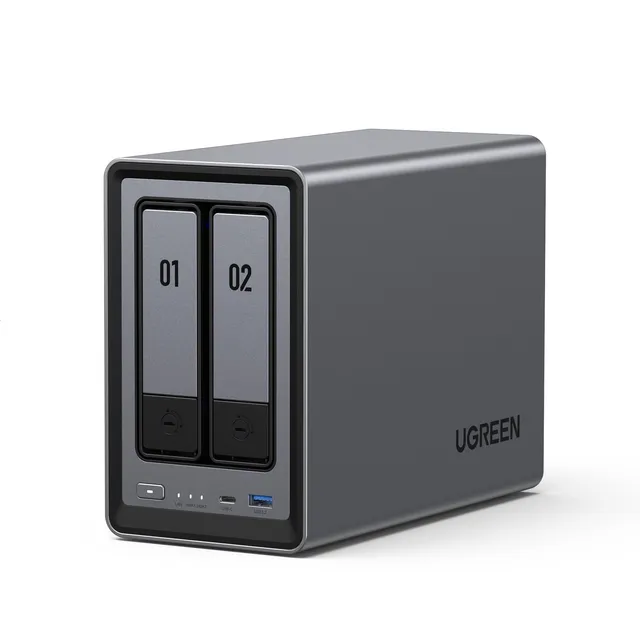 ugreen-nasync-dxp2800-nas-2-vani-intel-n100-2-5gbe-senza-dischi image 1