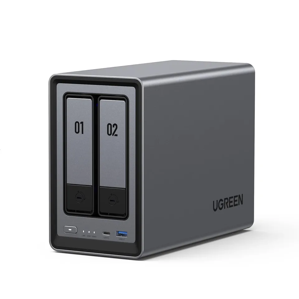 ugreen-nasync-dxp2800-nas-2-vani-intel-n100-2-5gbe-senza-dischi image 1
