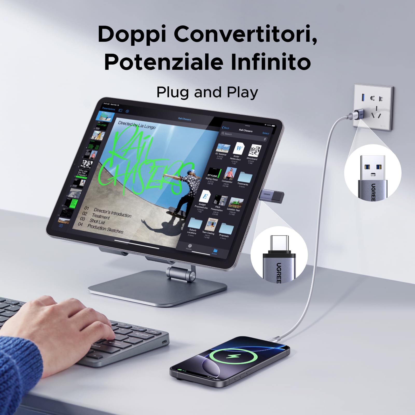 ugreen-adattatore-usb-c-a-usb-a-10gbps-kit-4-pezzi image 7