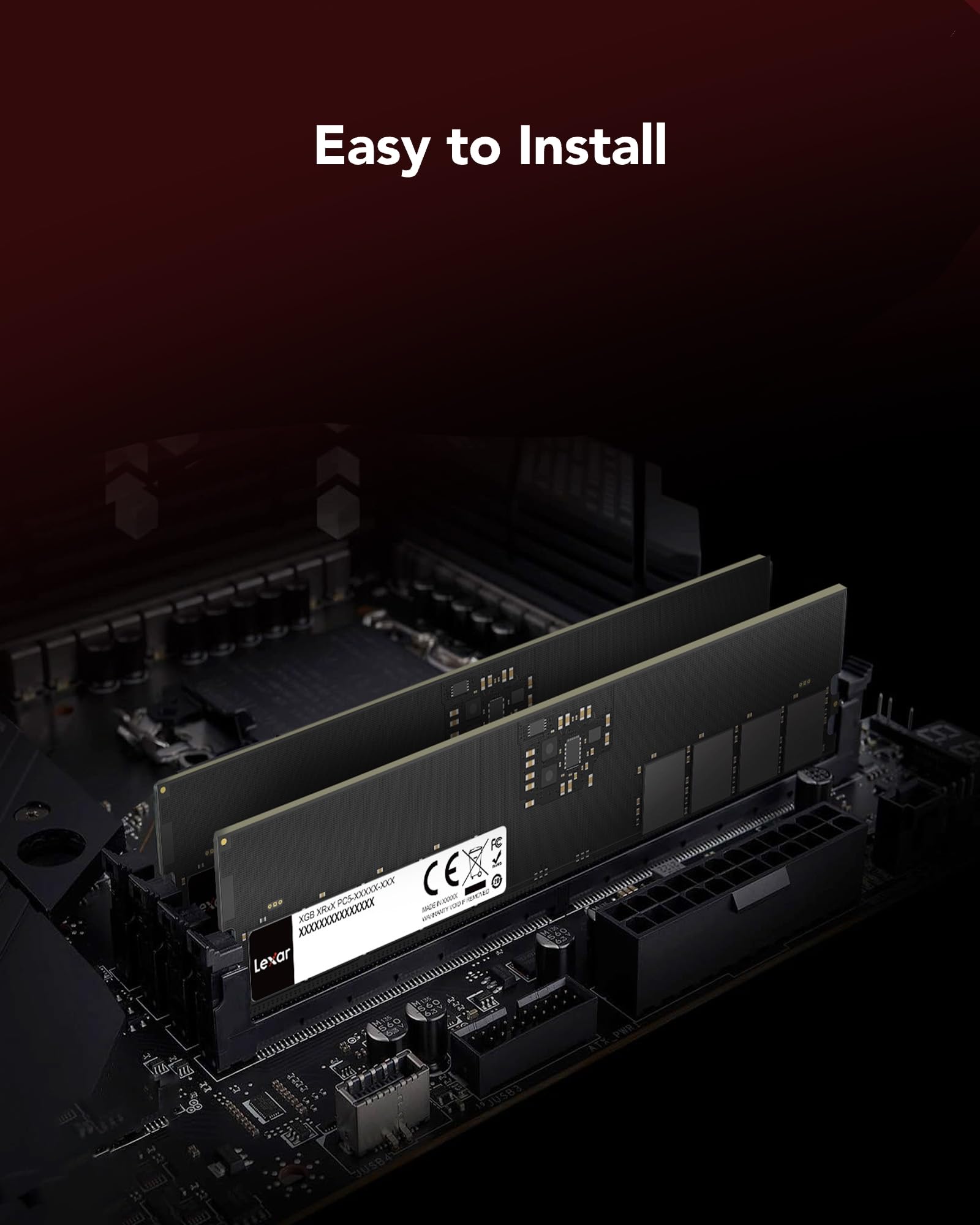 lexar-udimm-16gb-ddr5-ram-5600mhz-cl46-u-dimm-desktop image 7
