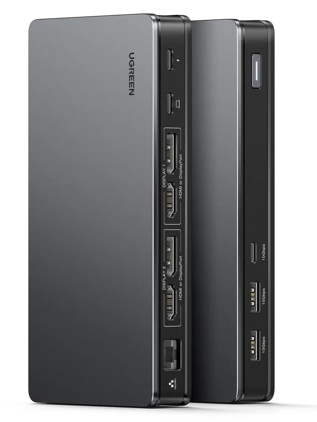 ugreen-revodok-pro-209-hub-usb-c-docking-station-9-in-1-doppio-4k image 1