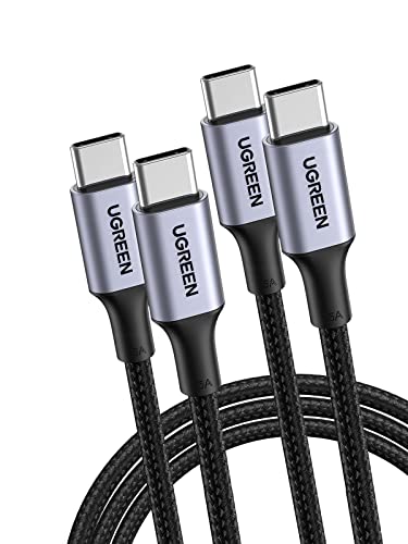 ugreen-cavo-usb-c-a-usb-c-100w-5a-pd-2m-nylon-ricarica-rapida-2-pack image 7