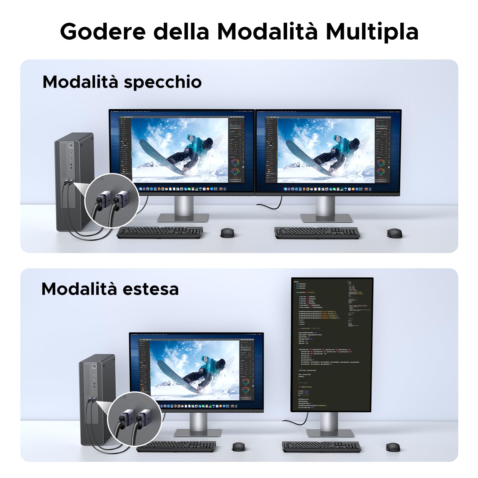 ugreen-adattatore-displayport-a-hdmi-4k-30hz-2-pezzi-convertitore-dp-maschio-a-h image 6