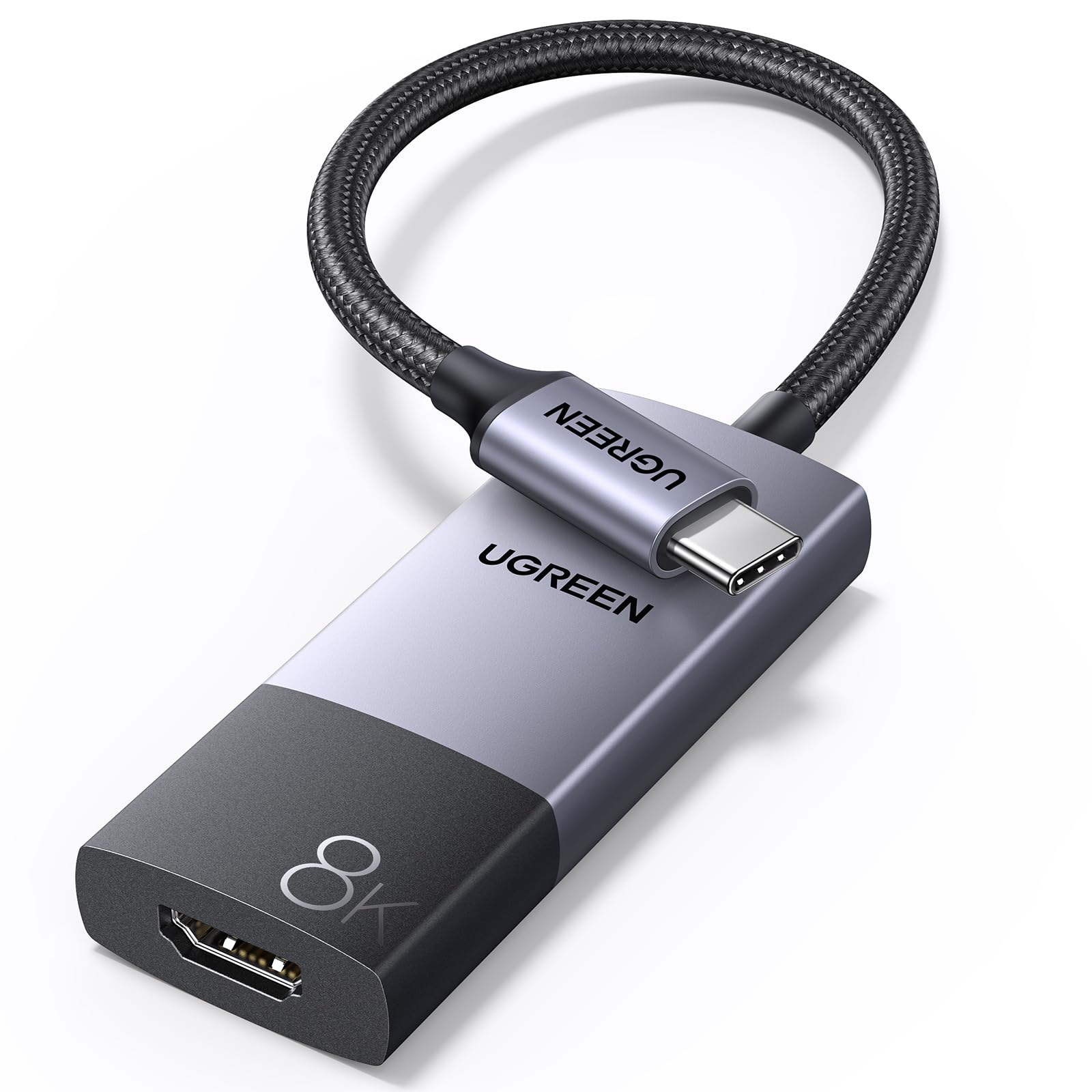 ugreen-adattatore-usb-c-a-hdmi-2-1-8k60hz-4k240hz-nylon-alluminio image 1