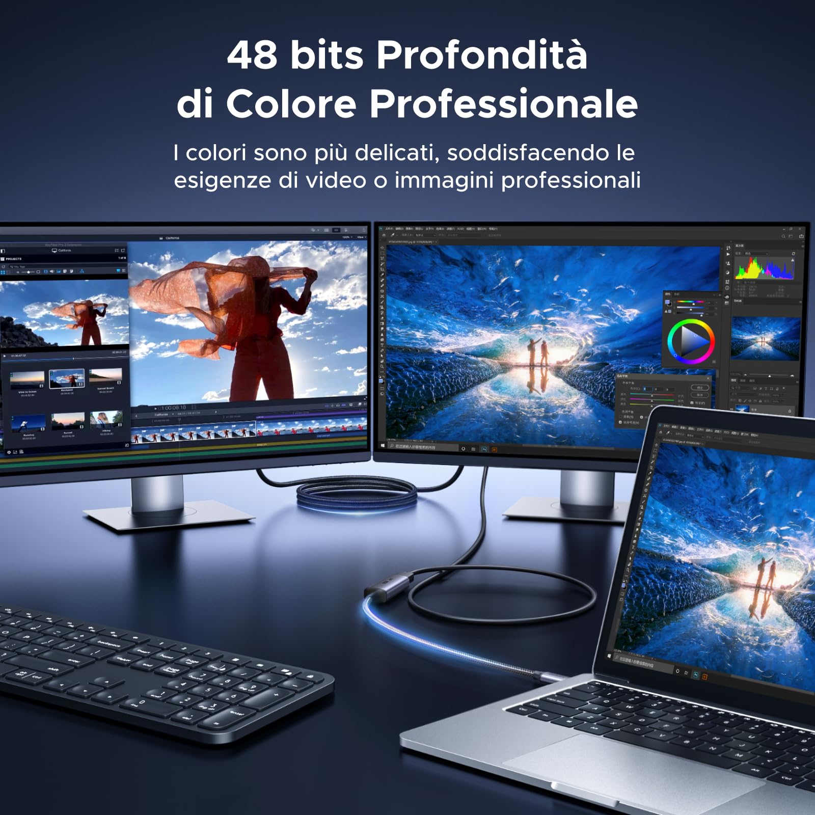 ugreen-adattatore-usb-c-a-displayport-2-1-16k-60hz-8k-120hz image 6