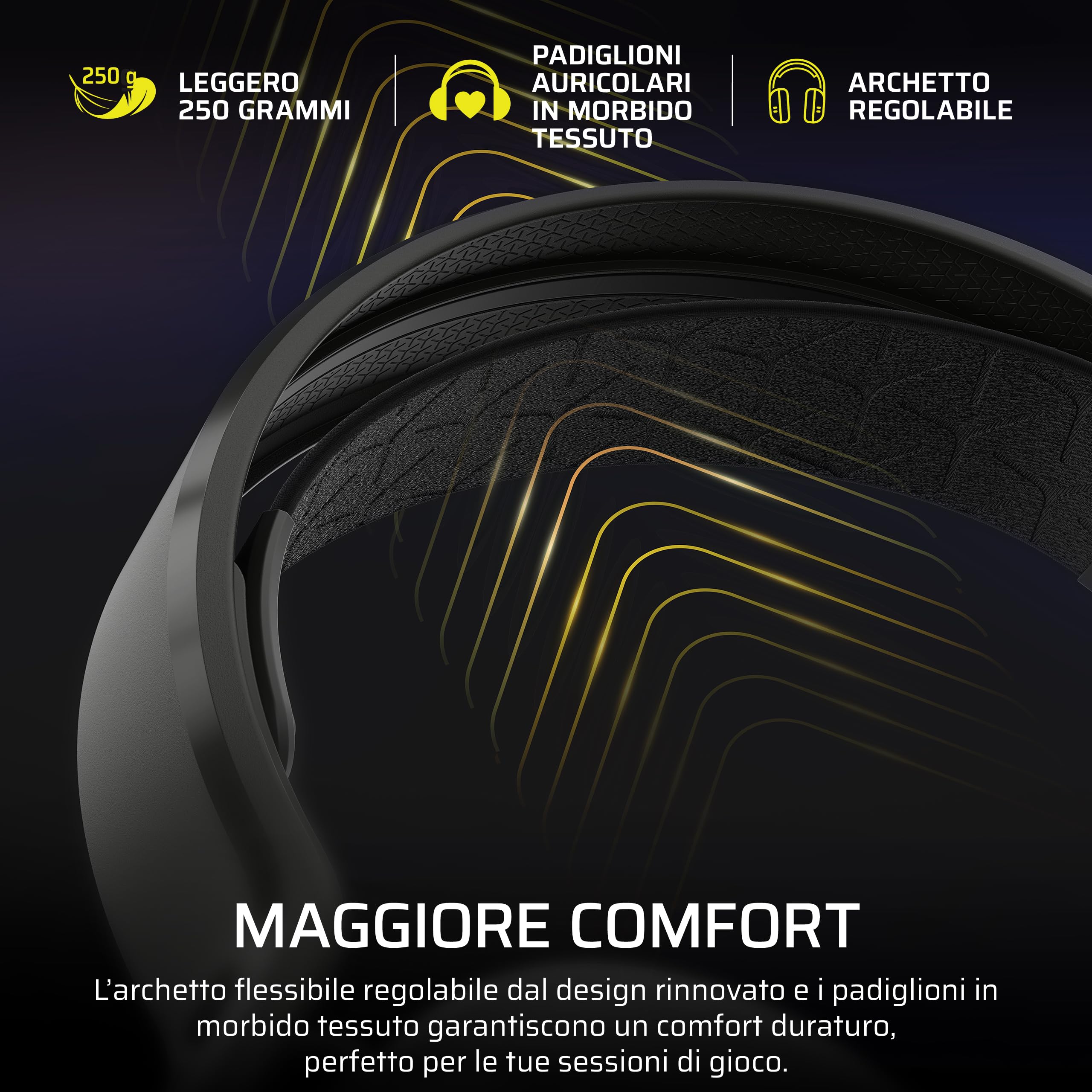 corsair-hs35-v3-cuffie-gaming-wireless-nere-2-4ghz-bluetooth-dolby-atmos image 7