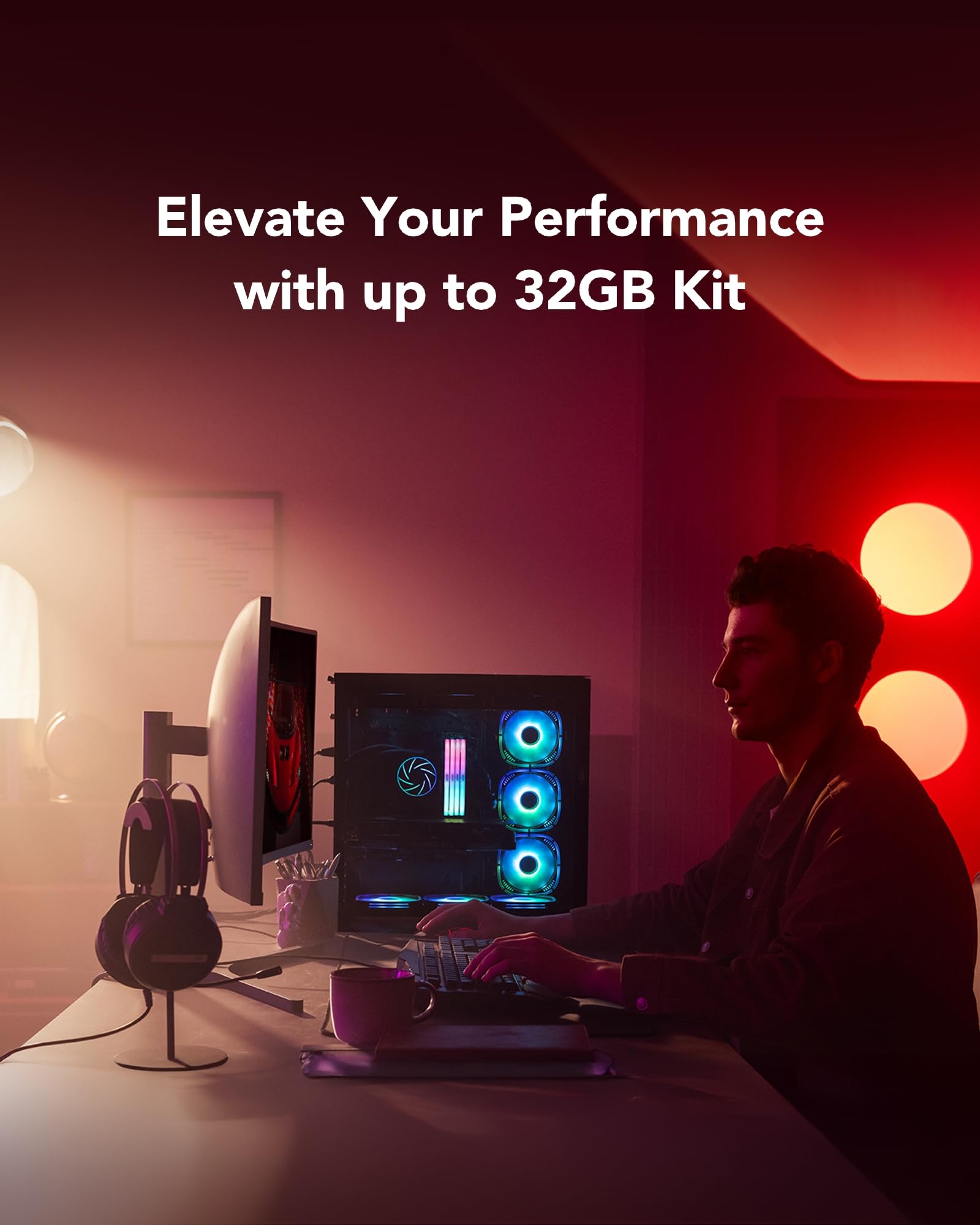 lexar-ares-gen2-rgb-ddr5-32gb-kit-2x16gb-6000mhz-cl28-udimm-xmp-3-0-sk-hynix image 4