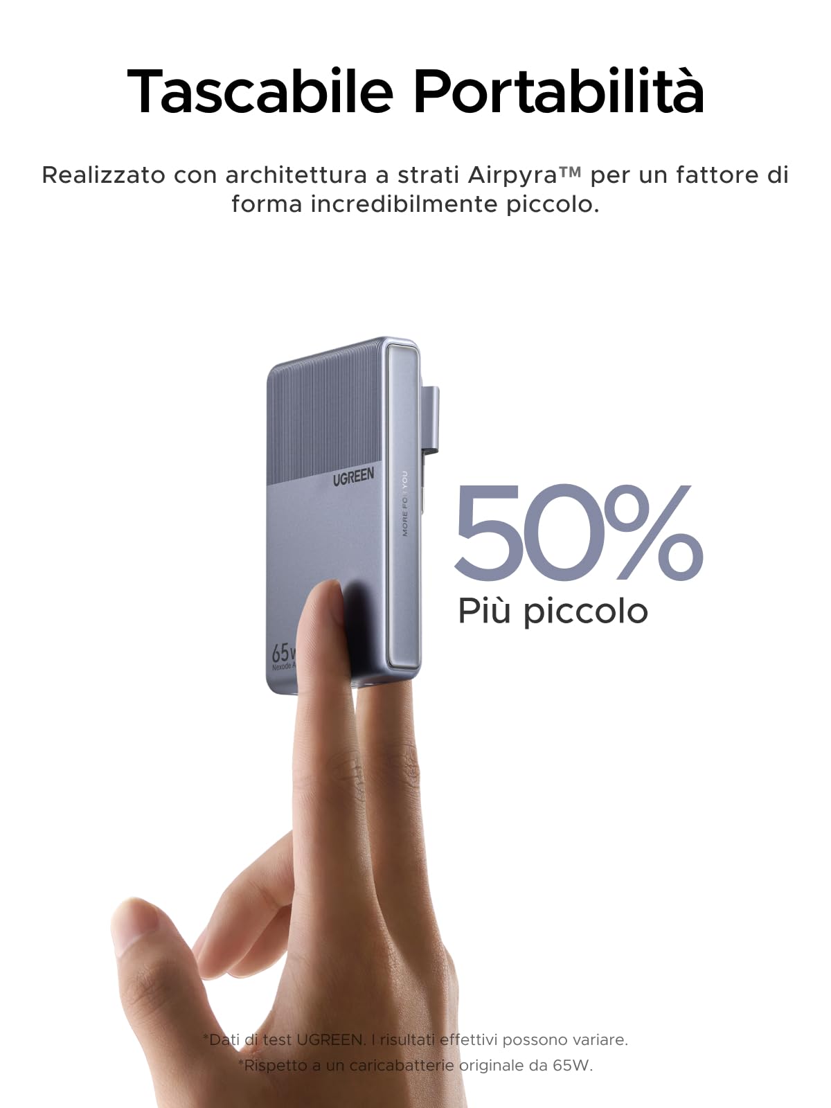 ugreen-nexode-air-65w-caricatore-usb-c-ultra-sottile-3-porte image 3