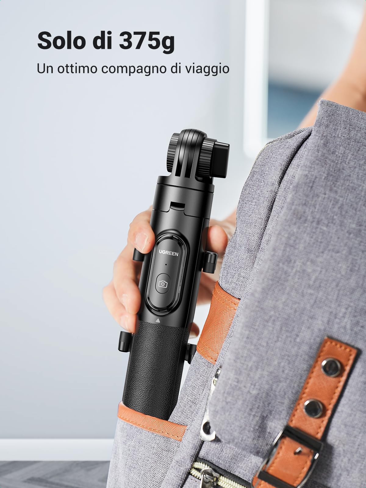 ugreen-treppiede-selfie-stick-bluetooth-3-in-1-estensibile-150-cm-con-telecomand image 7