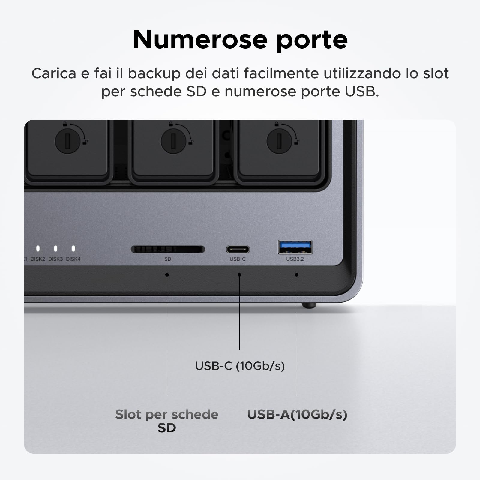 ugreen-nasync-dxp4800-nas-desktop-4-bay-intel-n100-8gb-ddr5-senza-disco image 6