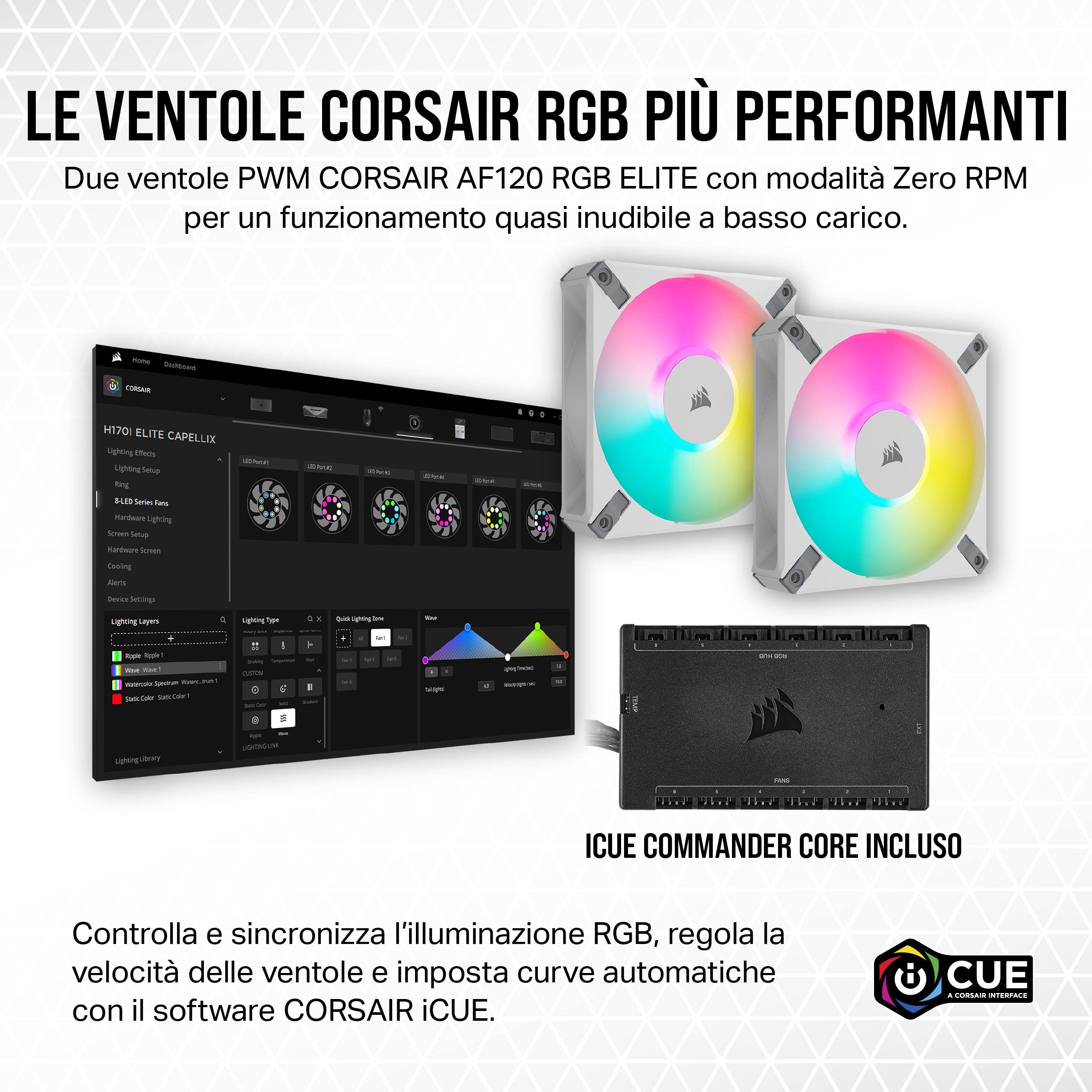 corsair-icue-h100i-elite-capellix-xt-dissipatore-a-liquido-240mm-bianco image 3