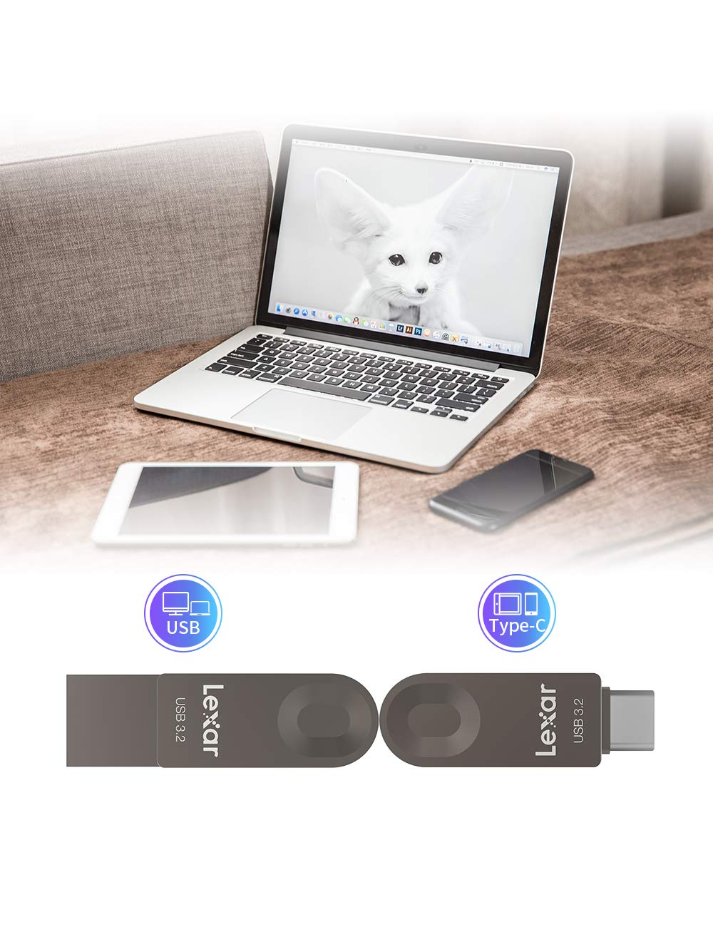 lexar-jumpdrive-dual-drive-e32c-128gb-usb-c-usb-a-3-2-pen-drive image 3
