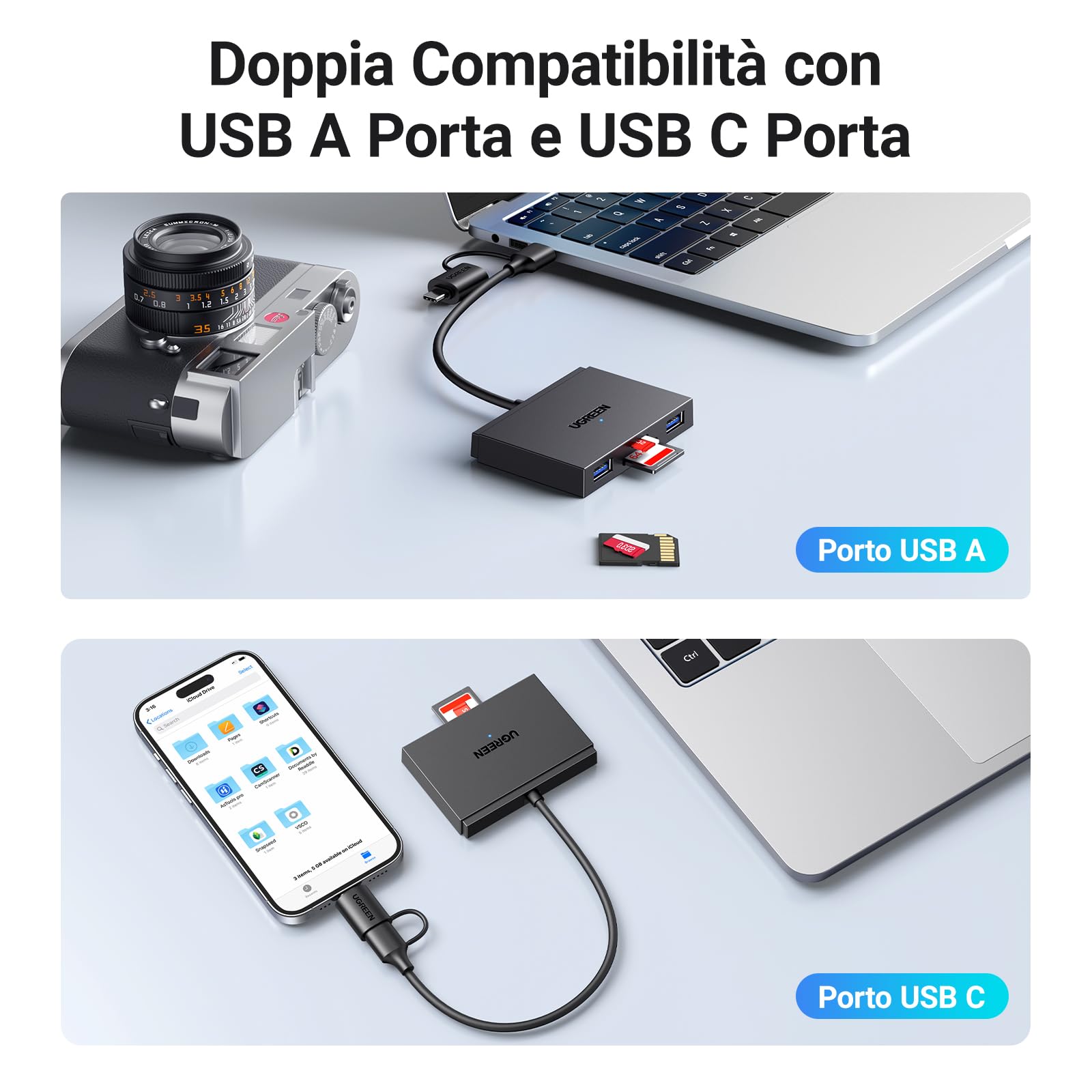 ugreen-lettore-schede-sd-4-in-1-usb-c-usb-3-0-5gbps-per-sd-microsd image 5