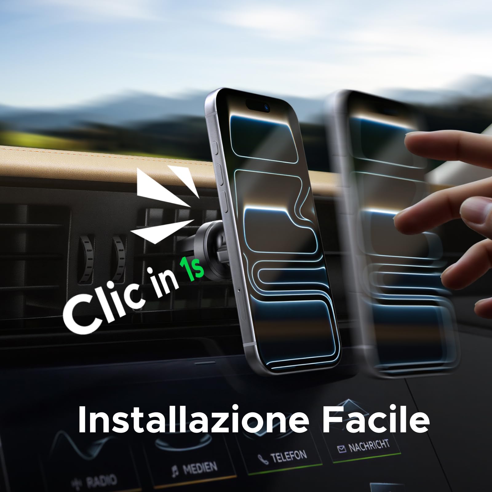 ugreen-supporto-telefono-auto-magnetico-magsafe-con-clip-bocchetta image 3