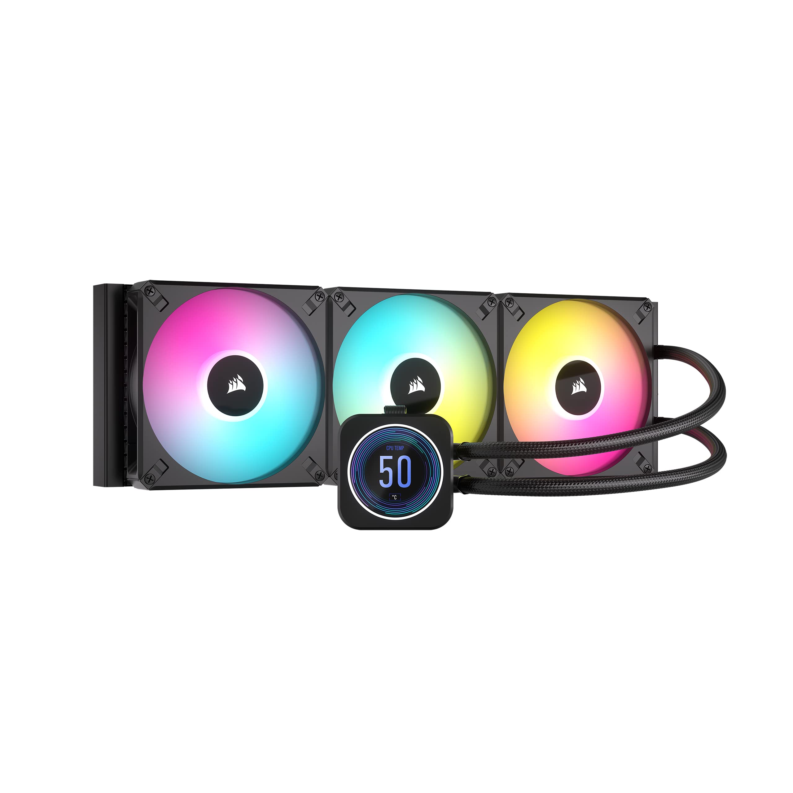 corsair-icue-h170i-elite-lcd-xt-dissipatore-liquido-420-mm-nero image 1