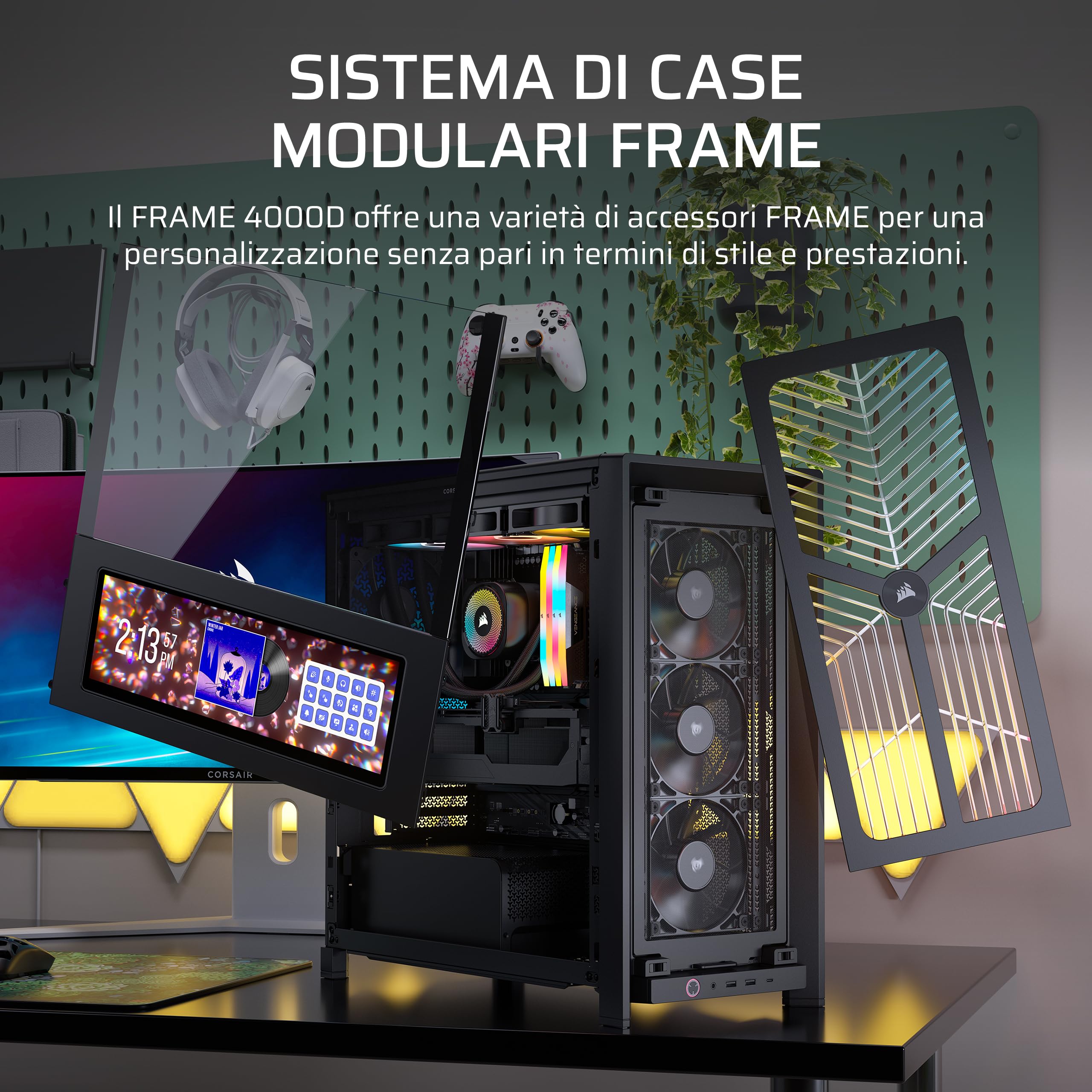 corsair-frame-4000d-wood-rs-case-pc-mid-tower-nero-e-noce image 3