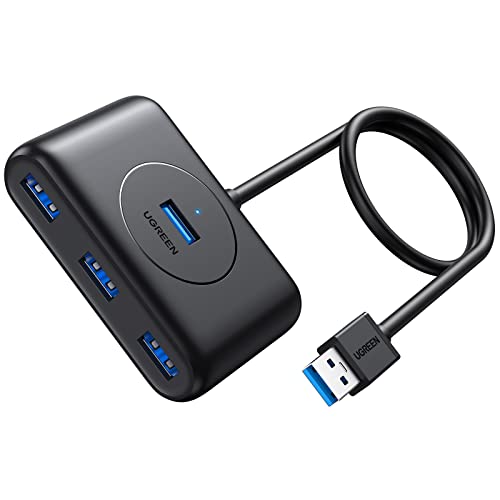 ugreen-hub-usb-3-0-4-porte-5gbps-con-cavo-100cm-led-nero image 8