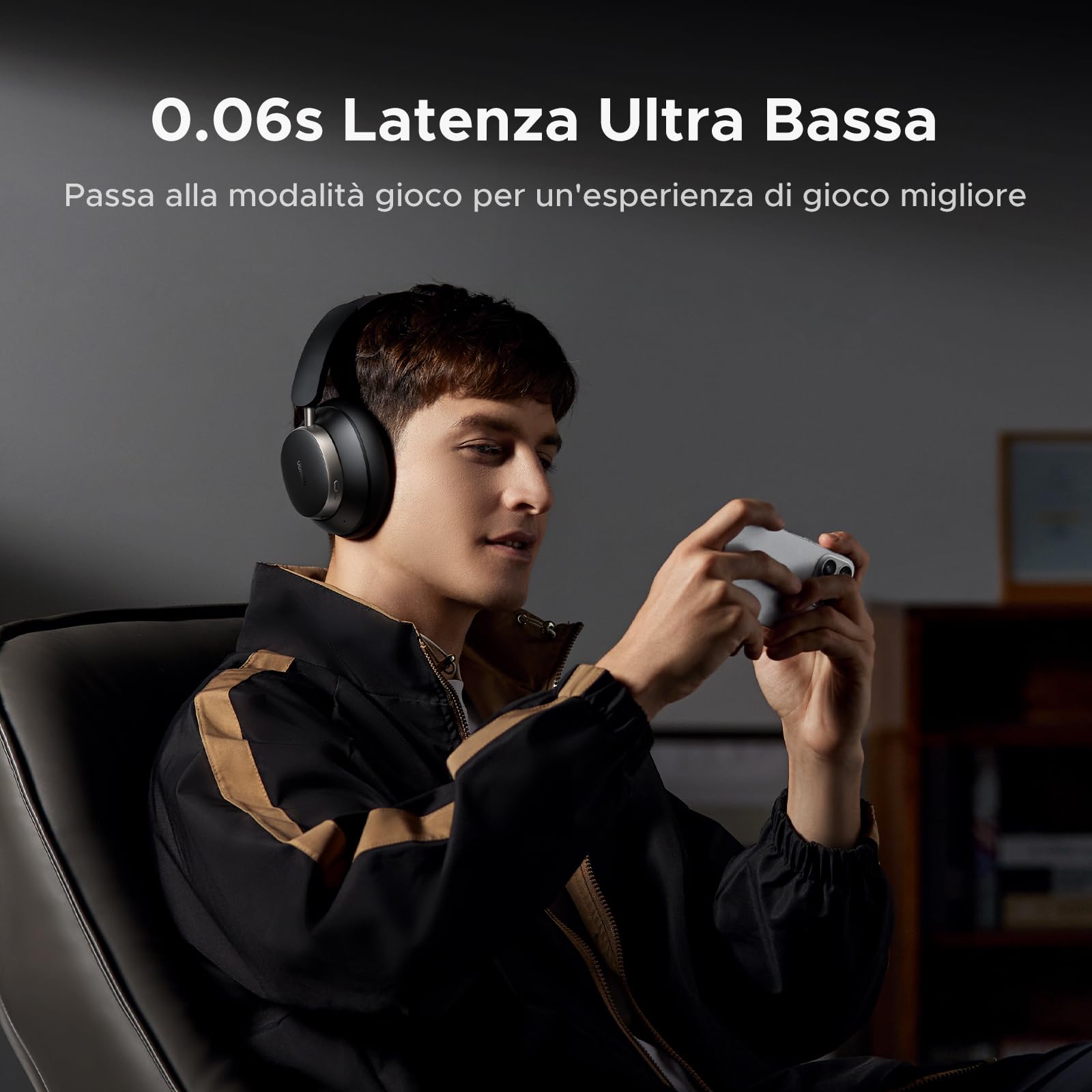 ugreen-studio-pro-cuffie-bluetooth-over-ear-anc-48db-hi-res-ldac-nero image 6