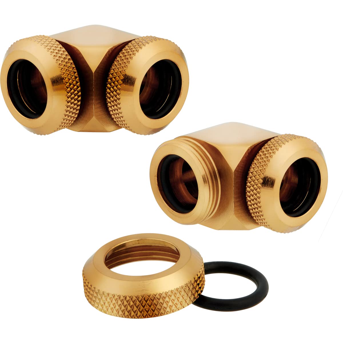 corsair-hydro-x-series-xf-raccordi-hardline-90-12-mm-od-oro-2-pezzi image 3