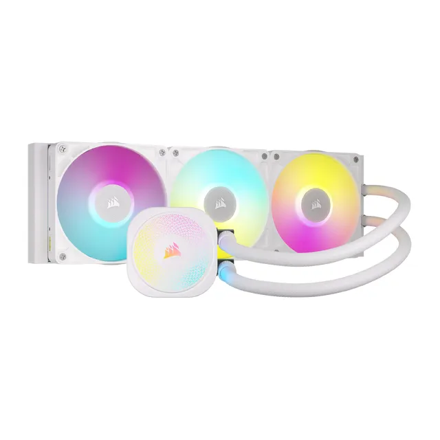 corsair-icue-link-titan-360-rx-rgb-dissipatore-liquido-360-mm-bianco image 1