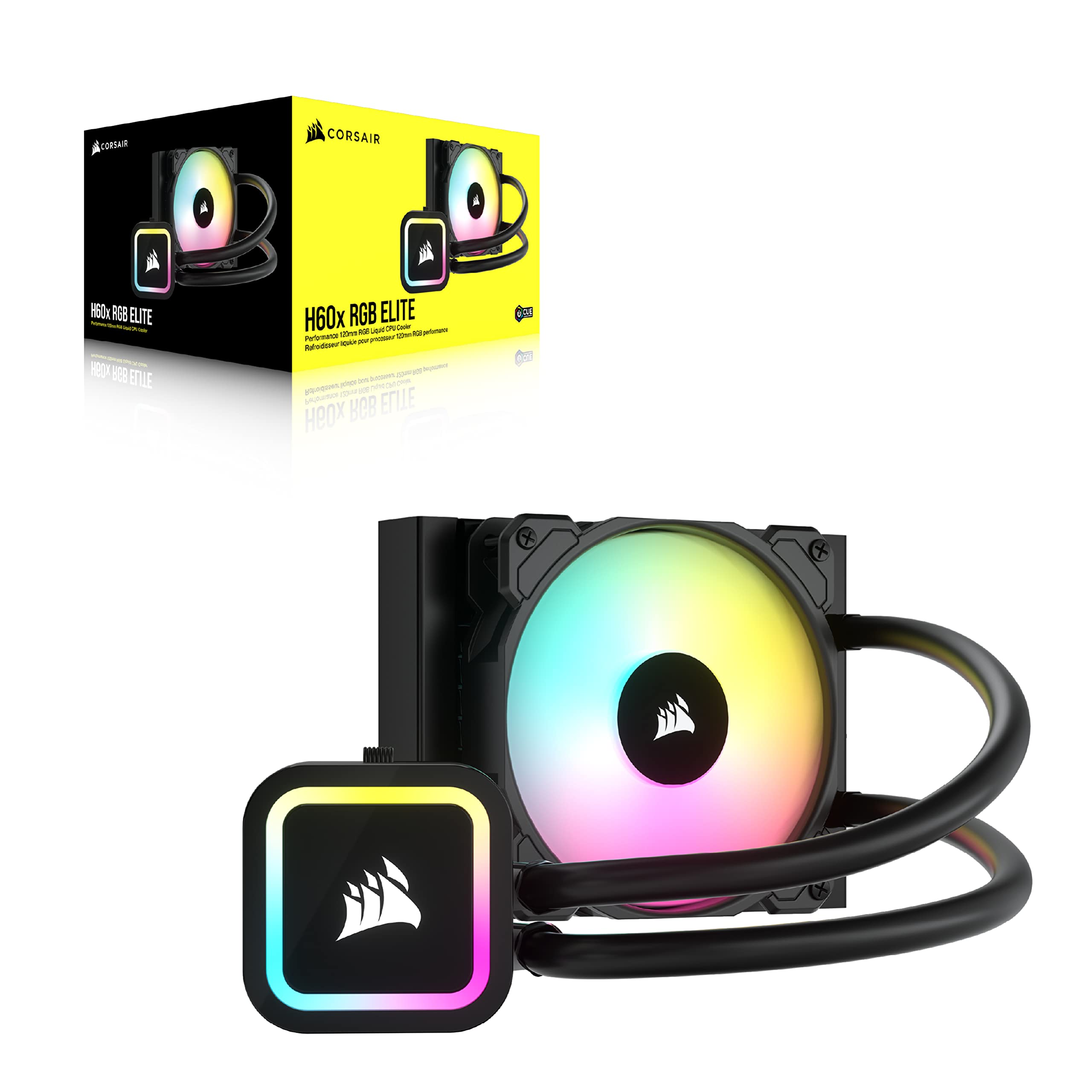 corsair-h60x-rgb-elite-dissipatore-a-liquido-cpu-120mm-nero image 7