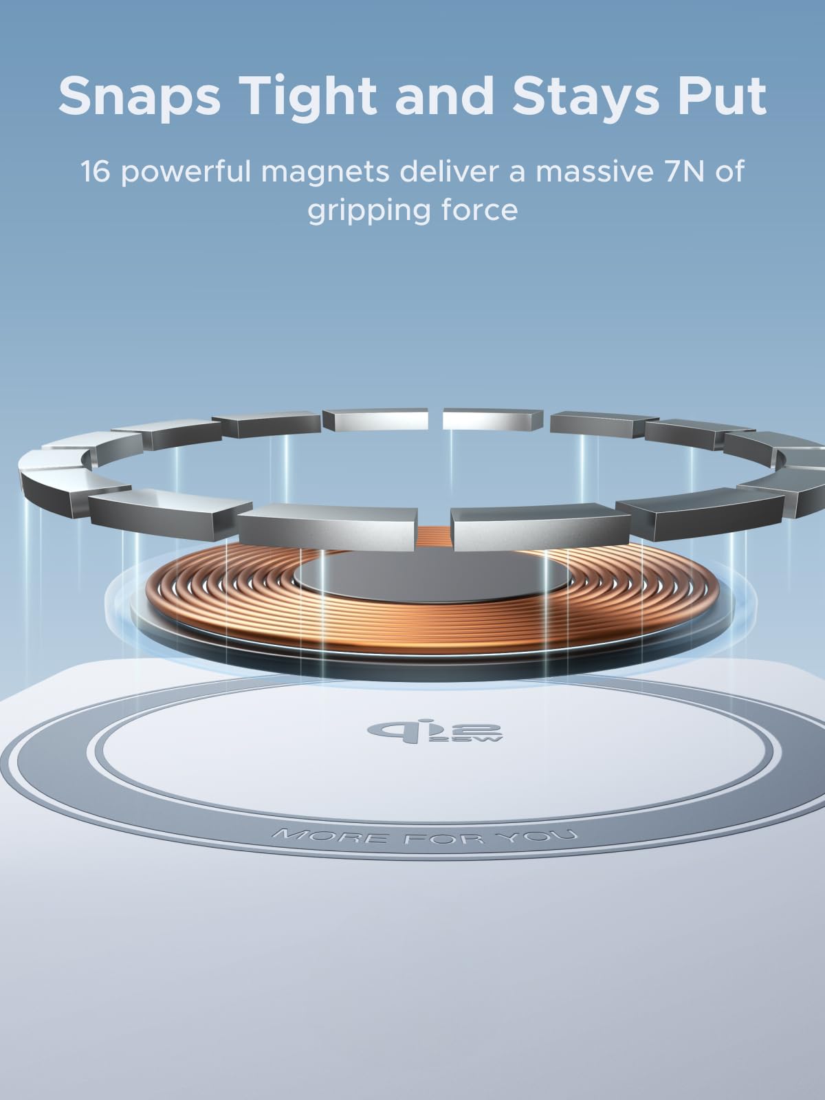 ugreen-magflow-qi2-25w-caricatore-wireless-2-in-1-magnetico-pieghevole-per-iphon image 4
