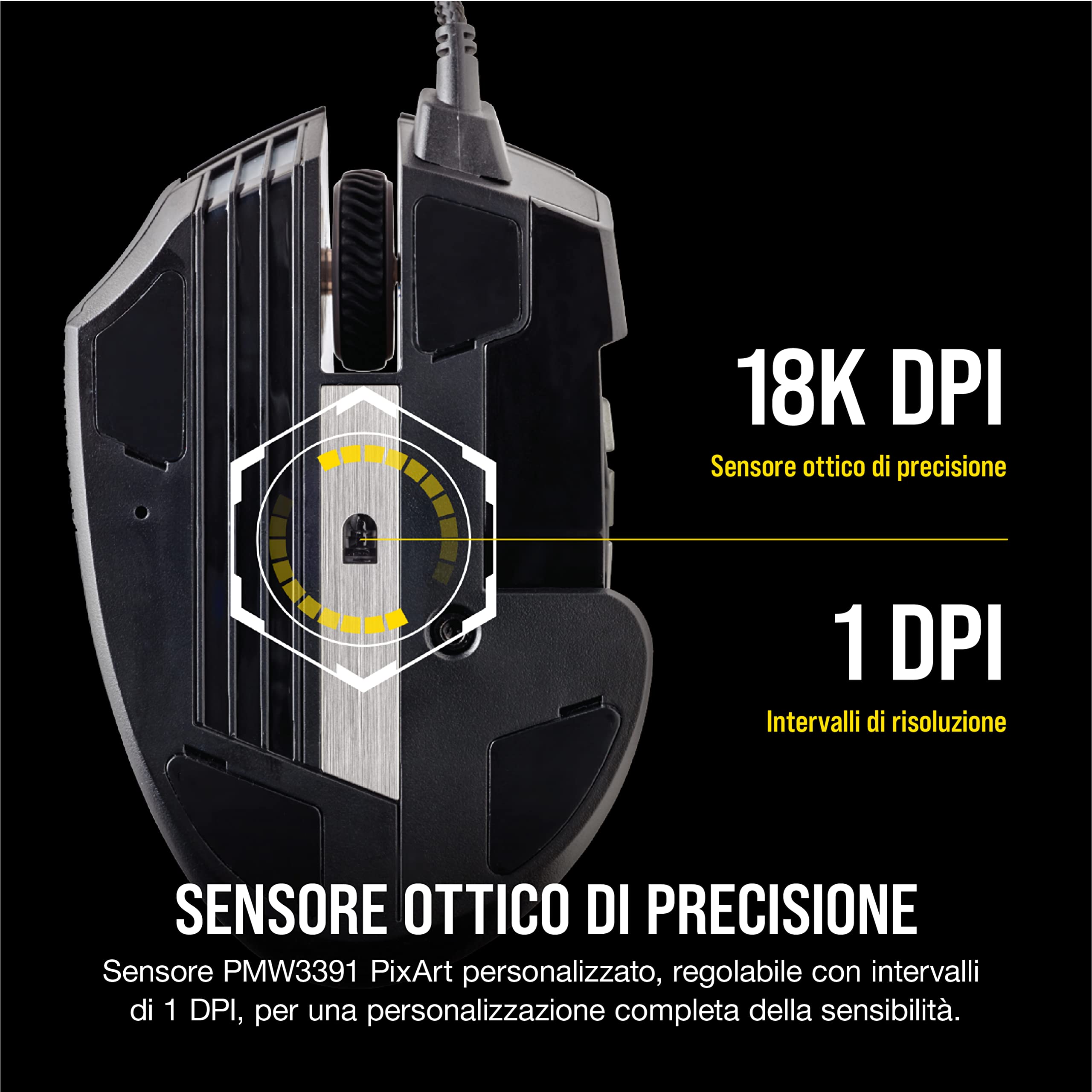 corsair-scimitar-elite-rgb-mouse-gaming-moba-mmo-18000-dpi-nero image 7