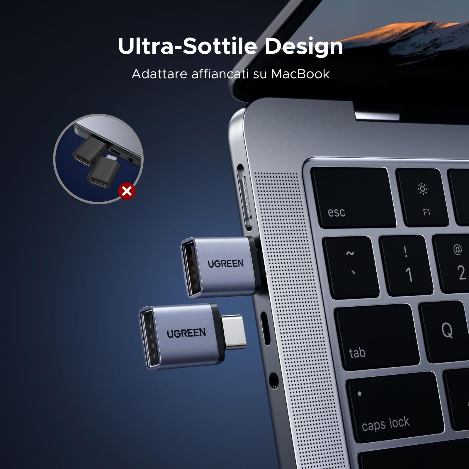 ugreen-adattatore-usb-c-a-usb-a-3-2-10gbps-otg-confezione-da-4-pezzi image 2