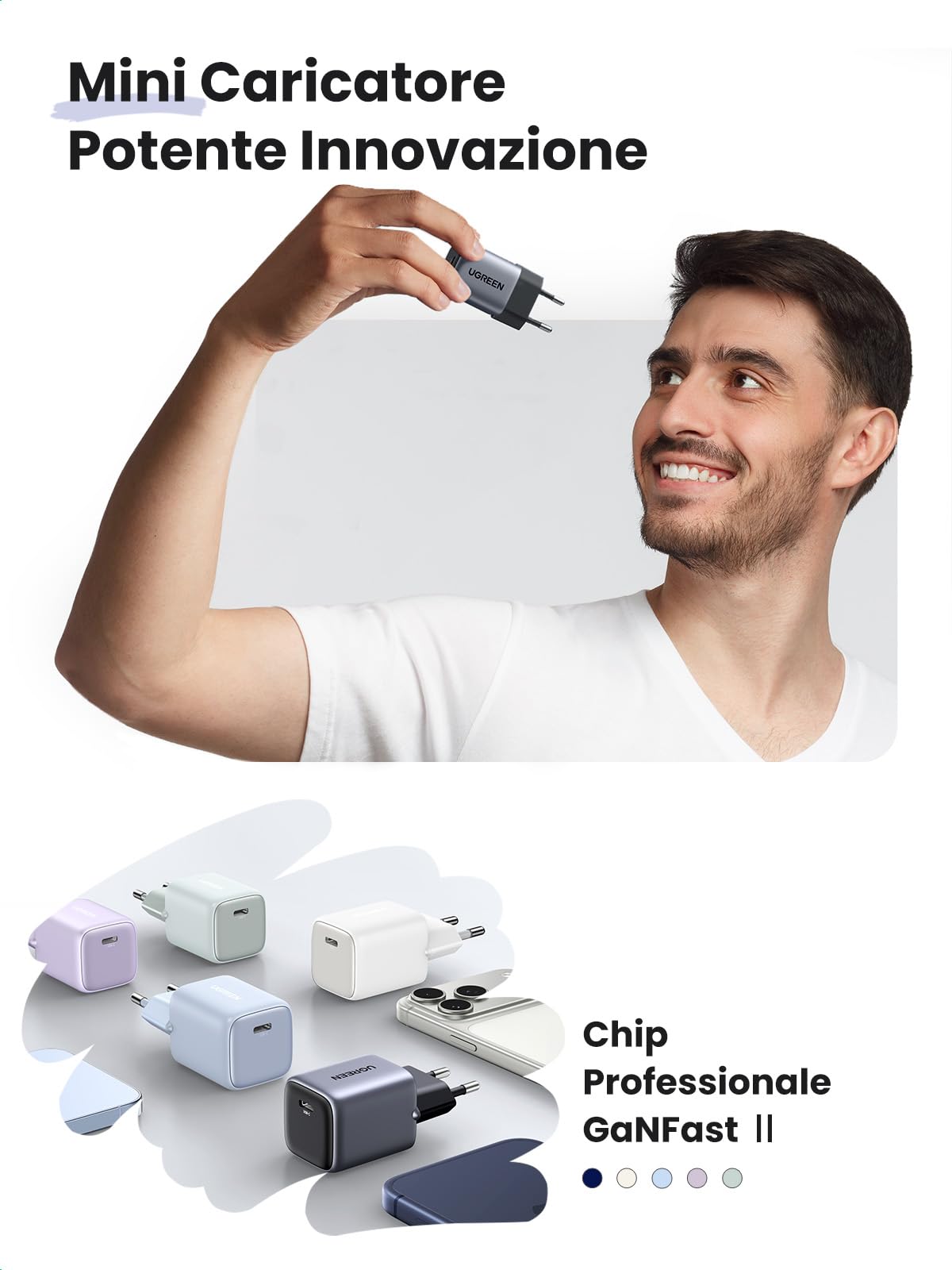 ugreen-nexode-caricatore-usb-c-gan-30w-tipo-c image 2