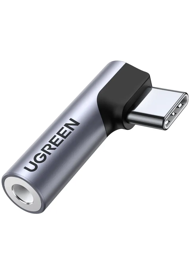 ugreen-adattatore-jack-audio-3-5-mm-a-usb-c-90-gradi-connettore-usb-tipo-c image 1